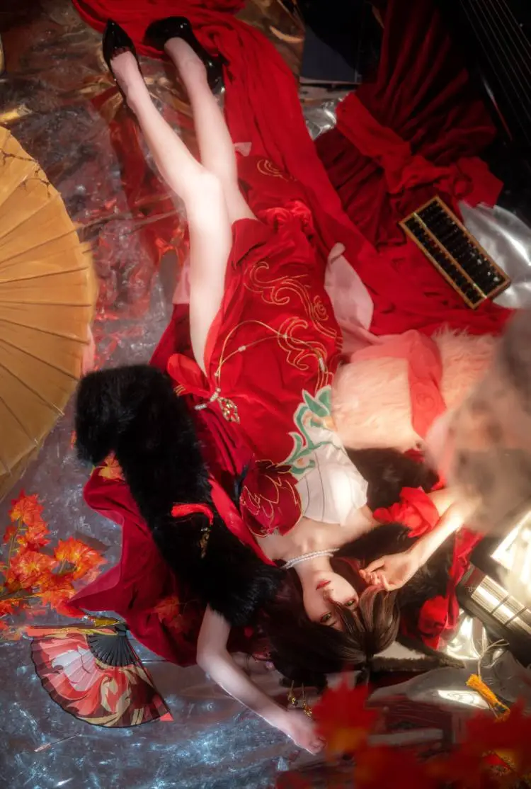 [Tingyun cosplay] Honkai: Star Rail New Year Red Maple Themed Photoshoot by mile7758 - Image 5