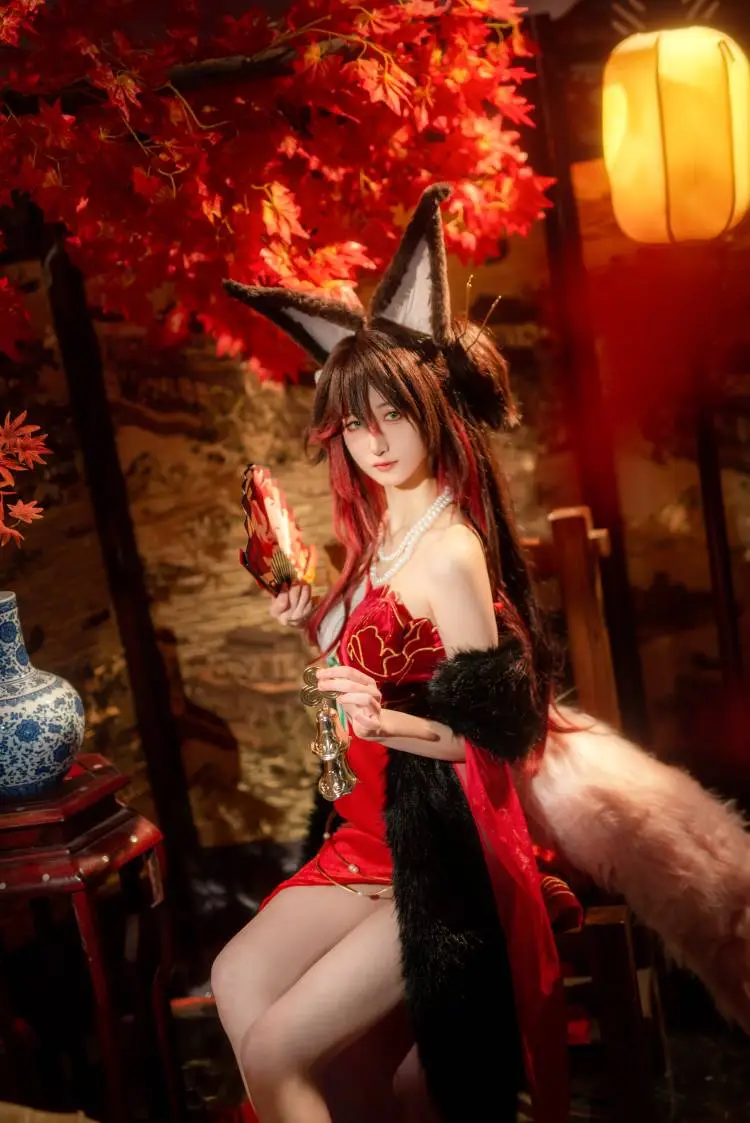 [Tingyun cosplay] Honkai: Star Rail New Year Red Maple Themed Photoshoot by mile7758 - Image 8