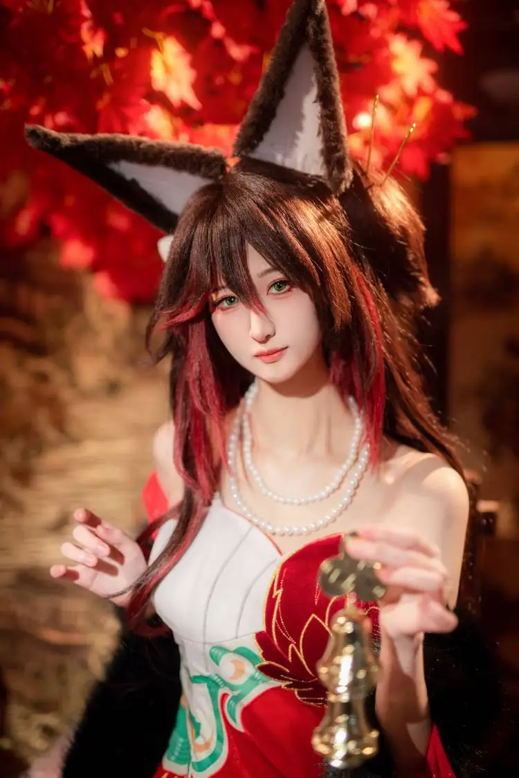 [Tingyun cosplay] Honkai: Star Rail New Year Red Maple Themed Photoshoot by mile7758 - Image 9