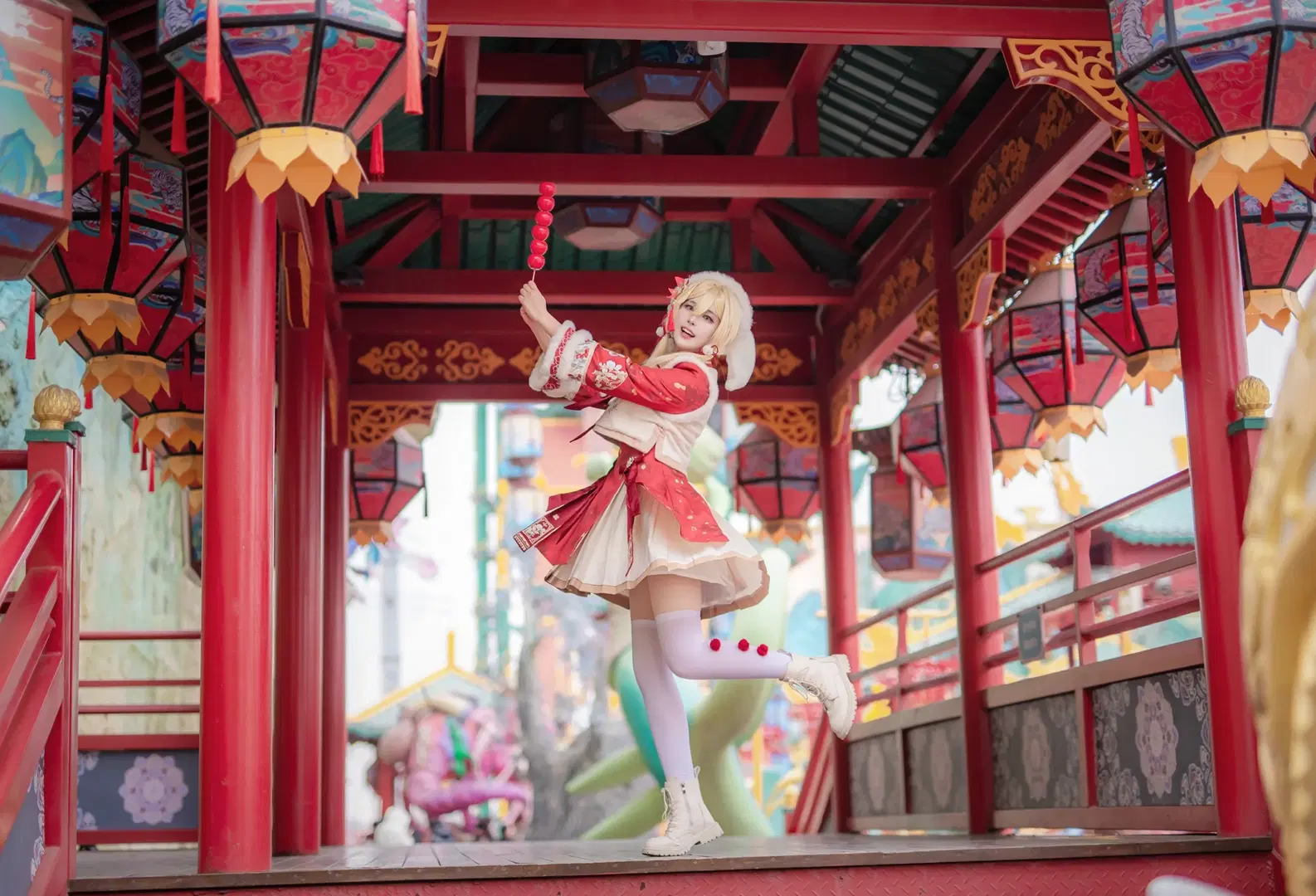 原神, 熒cos, 白絲, 原神cos, 國風cos