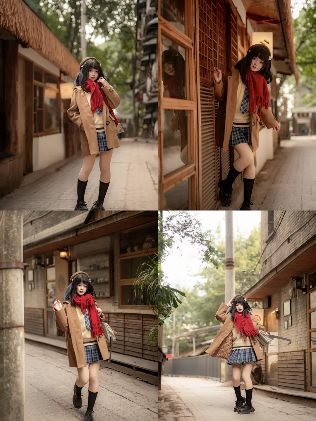 Portrait photography, Chongqing photoshoot booking, Japanese style photography, White tights cosplay, Photography location sharing - Image 7