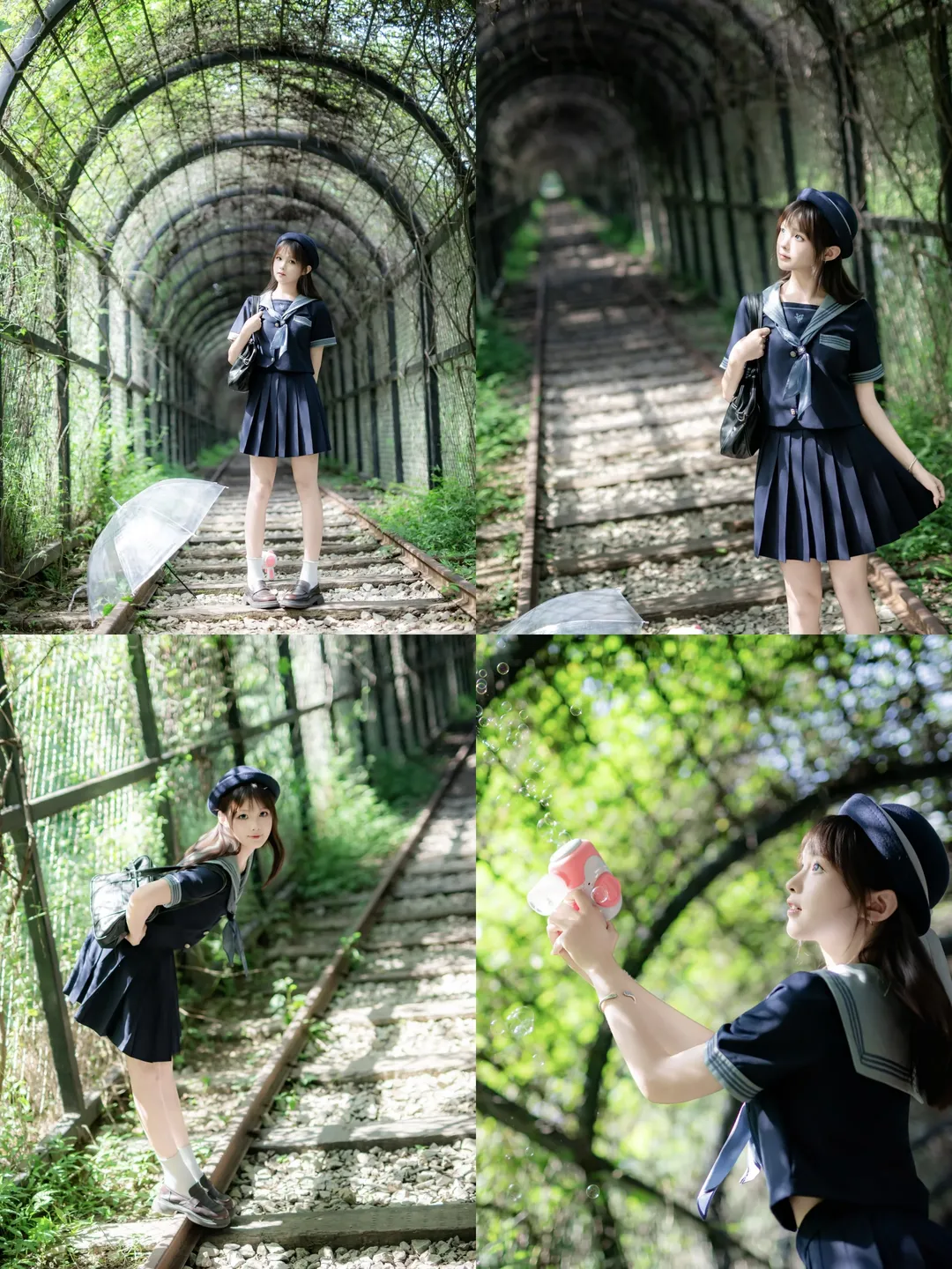 Portrait photography, Chongqing photoshoot booking, Japanese style photography, White tights cosplay, Photography location sharing - Image 8