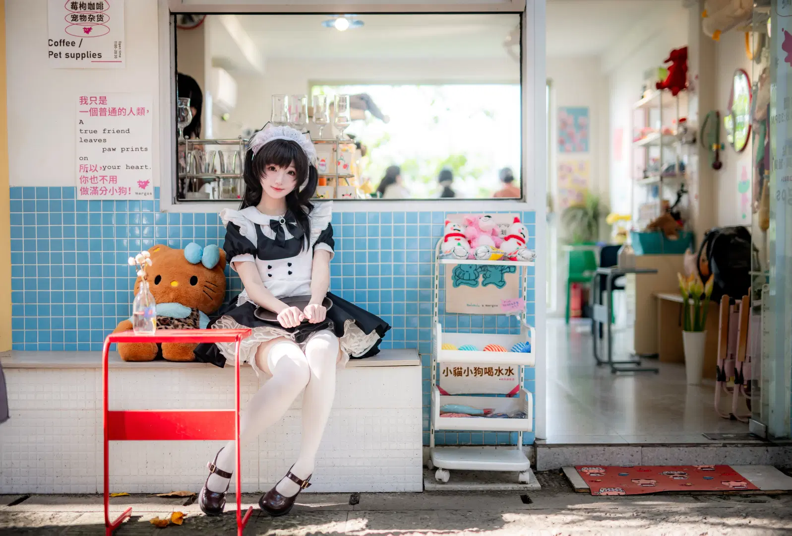 Shot a Black-and-White Maid outfit Anime-style photography Set in Chongqing by mile7758 - Image 6