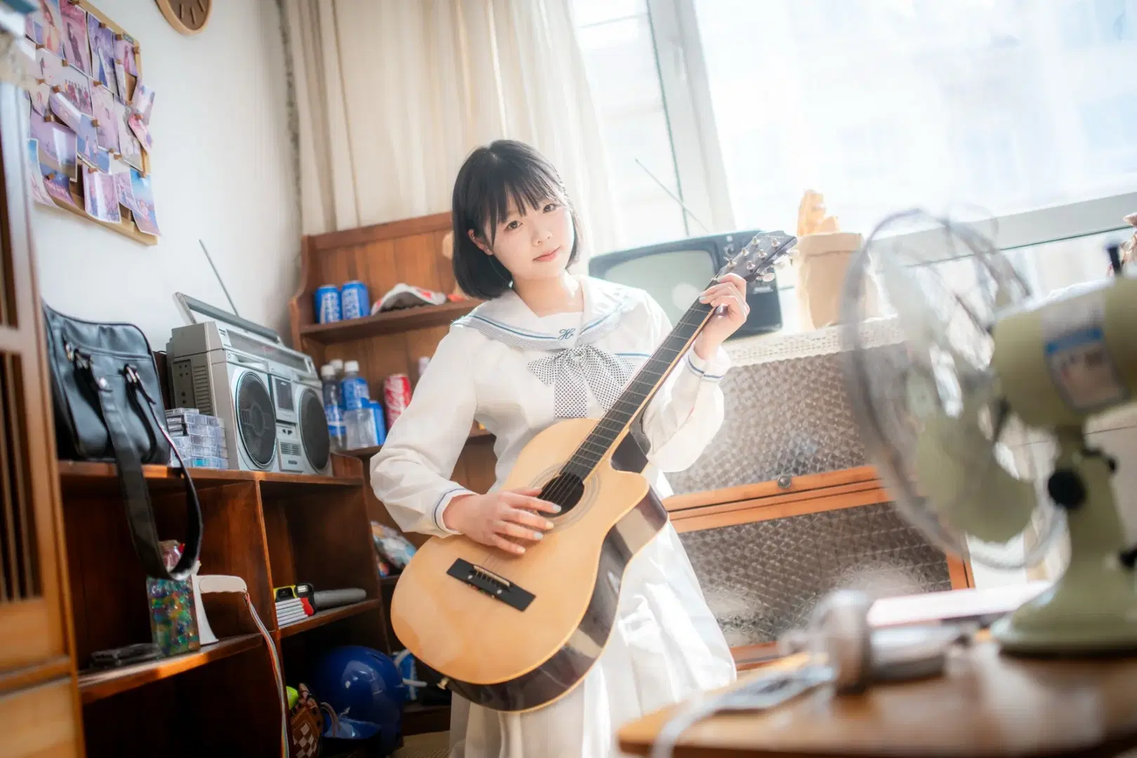 宅家日記錄這套日系JK水手服寫真 - mile7758 - 第5張