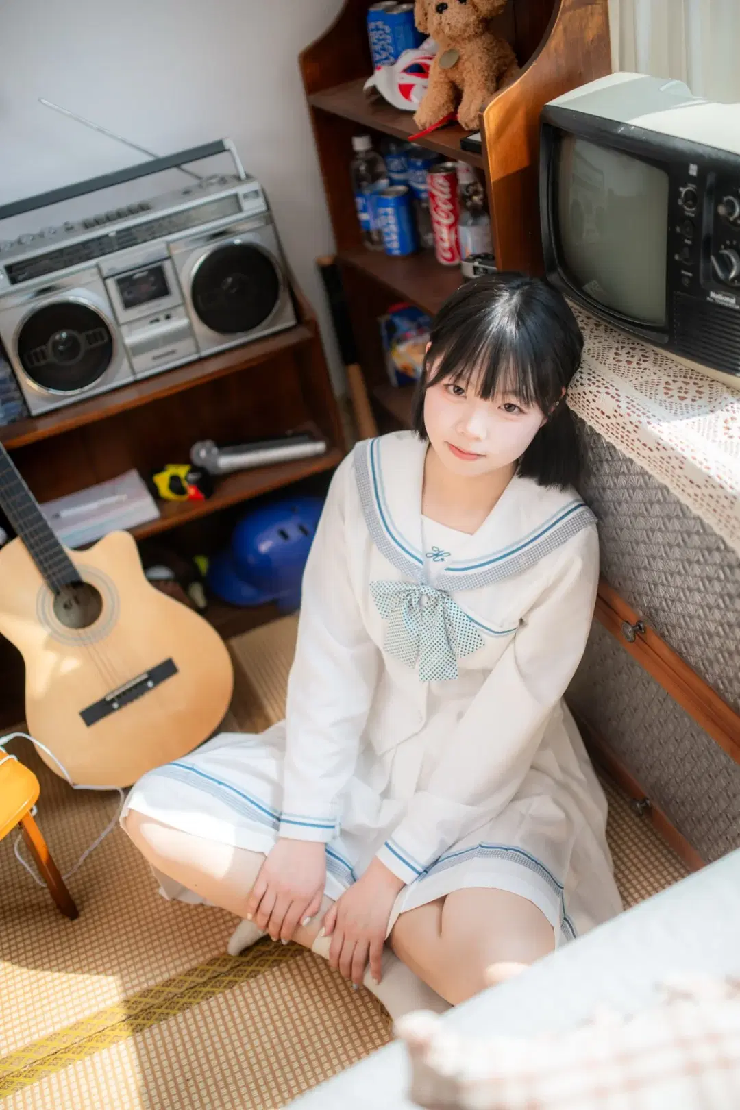 宅家日記錄這套日系JK水手服寫真 - mile7758 - 第8張