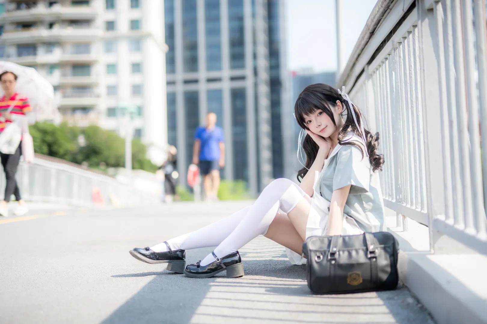 入夏的日系JK水手服白丝写真 - mile7758 - 第2张