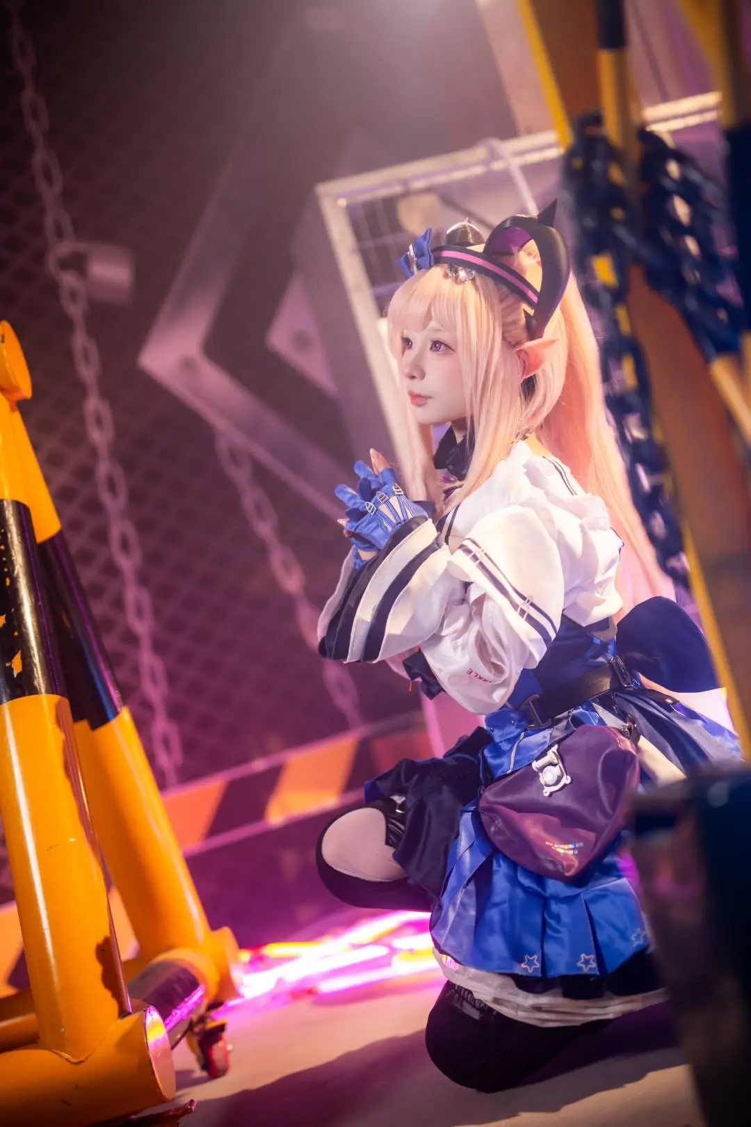 cosplay, 明日方舟終末地, 工業風攝影, 梨諾cos, 腿環絲襪 - 第3張