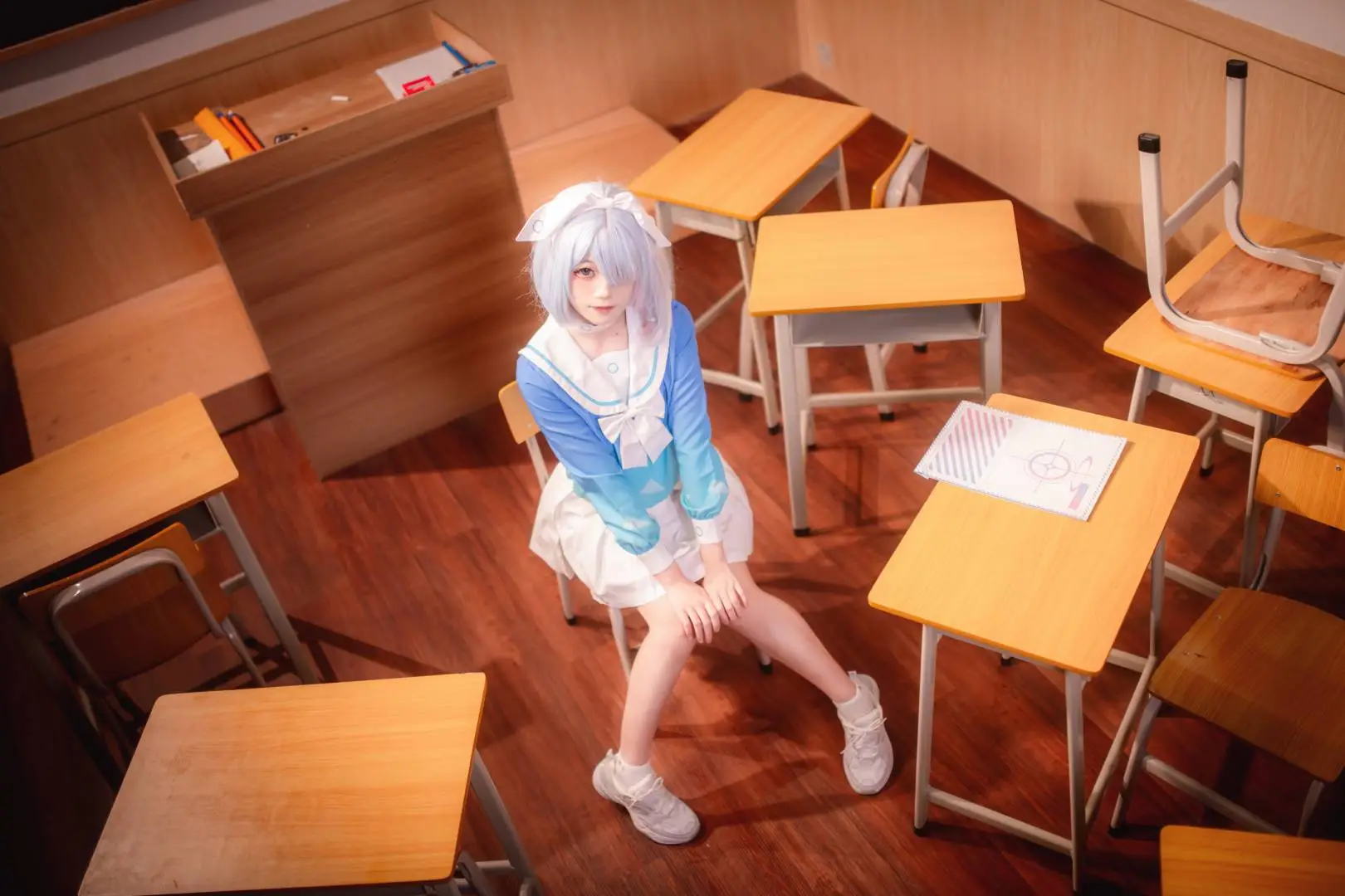 【阿罗娜cos】蔚蓝档案里的放学后时光 - mile7758 - 第3张