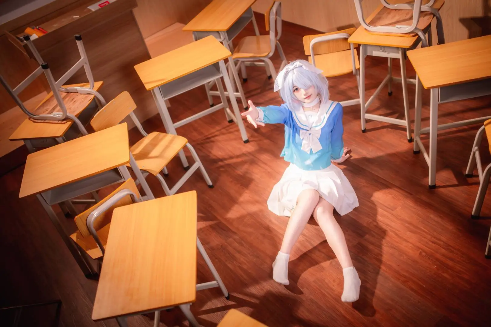 【阿罗娜cos】蔚蓝档案里的放学后时光 - mile7758 - 第4张