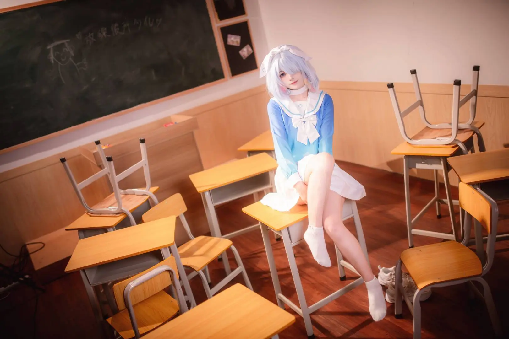 【阿罗娜cos】蔚蓝档案里的放学后时光 - mile7758 - 第7张