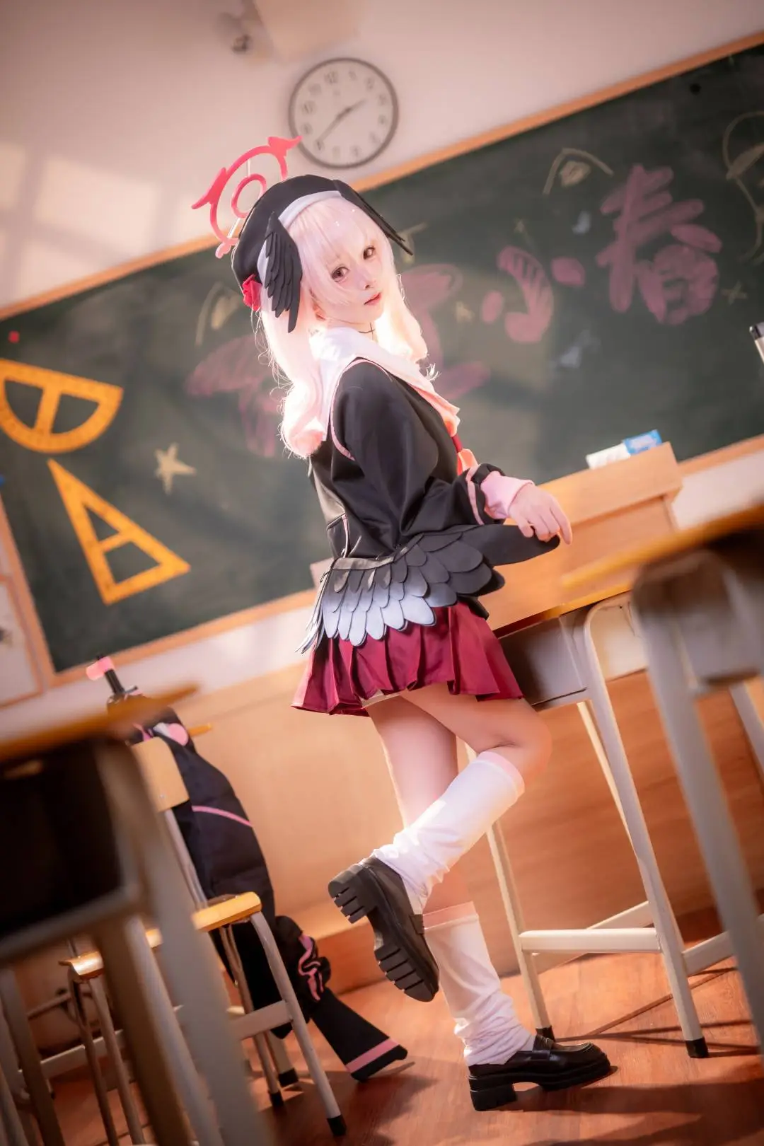 【下江コハル コスプレ】『ブルーアーカイブ』教室で過ごす放課後のひととき - mile7758 - 6枚目