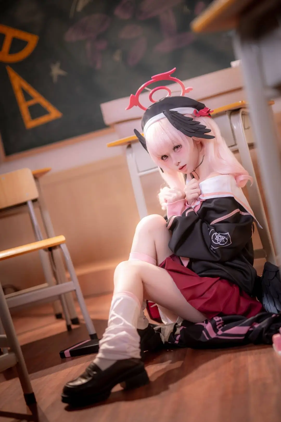 【下江コハル コスプレ】『ブルーアーカイブ』教室で過ごす放課後のひととき - mile7758 - 7枚目