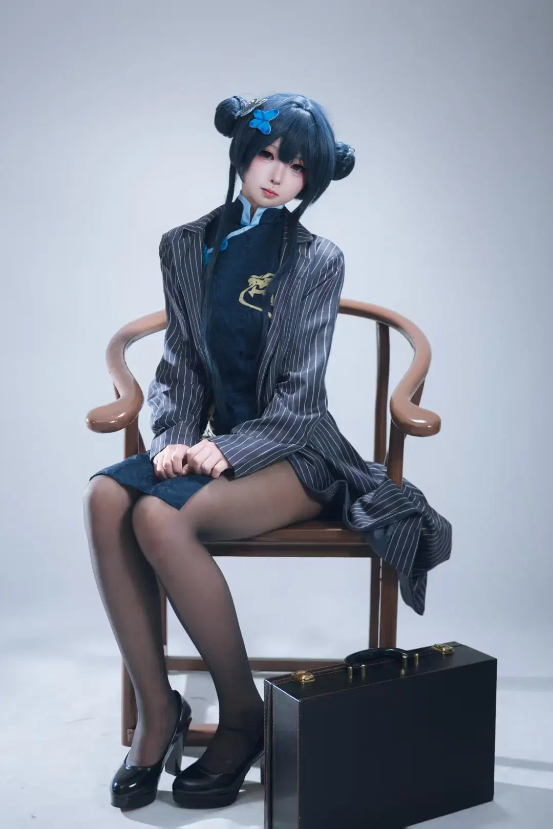【龙华妃咲cos】蔚蓝档案会长与妃妃的双重风格 - Govcz小法师XiYi - 第2张