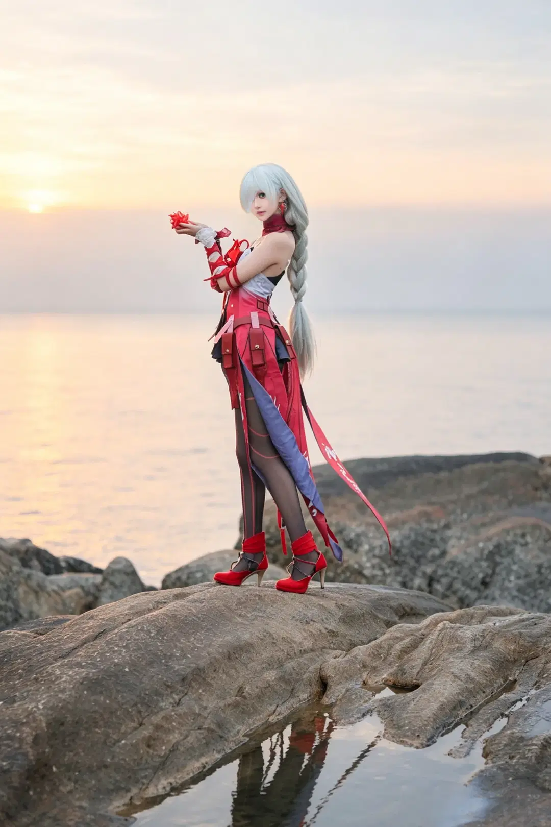【弗洛洛cos】海边的夕阳与礁石 - Govcz小法师XiYi - 第3张