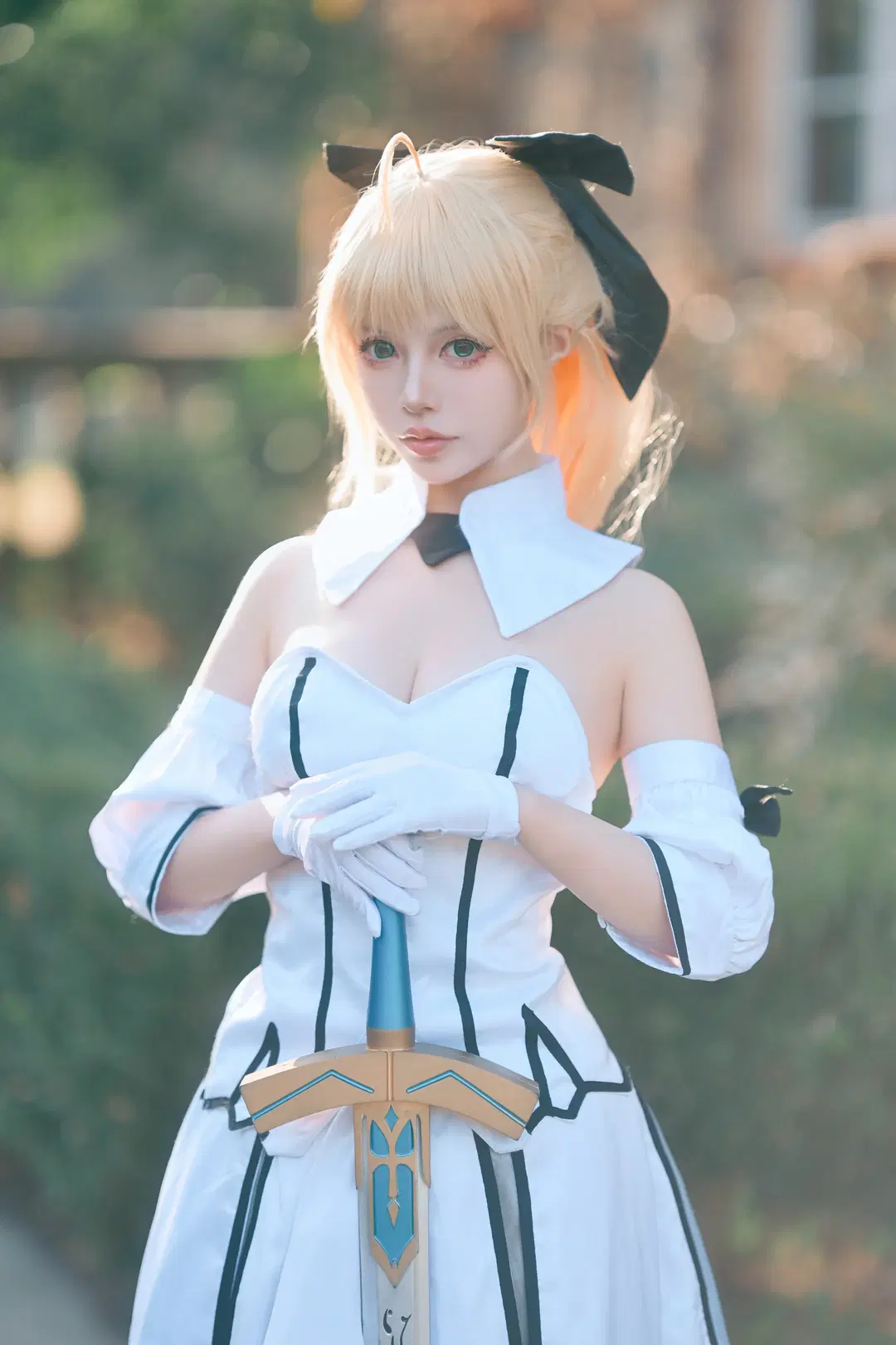 Fate/Grand Order, 阿尔托莉雅cos, FGO, 外景人像, 纯白的骑士