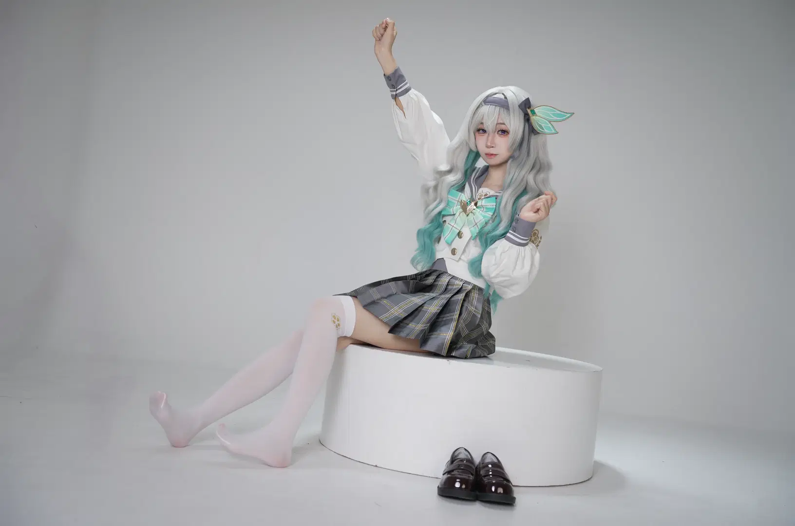cosplay, 二次元攝影, 崩壞星穹鐵道, 流螢cos, 白絲