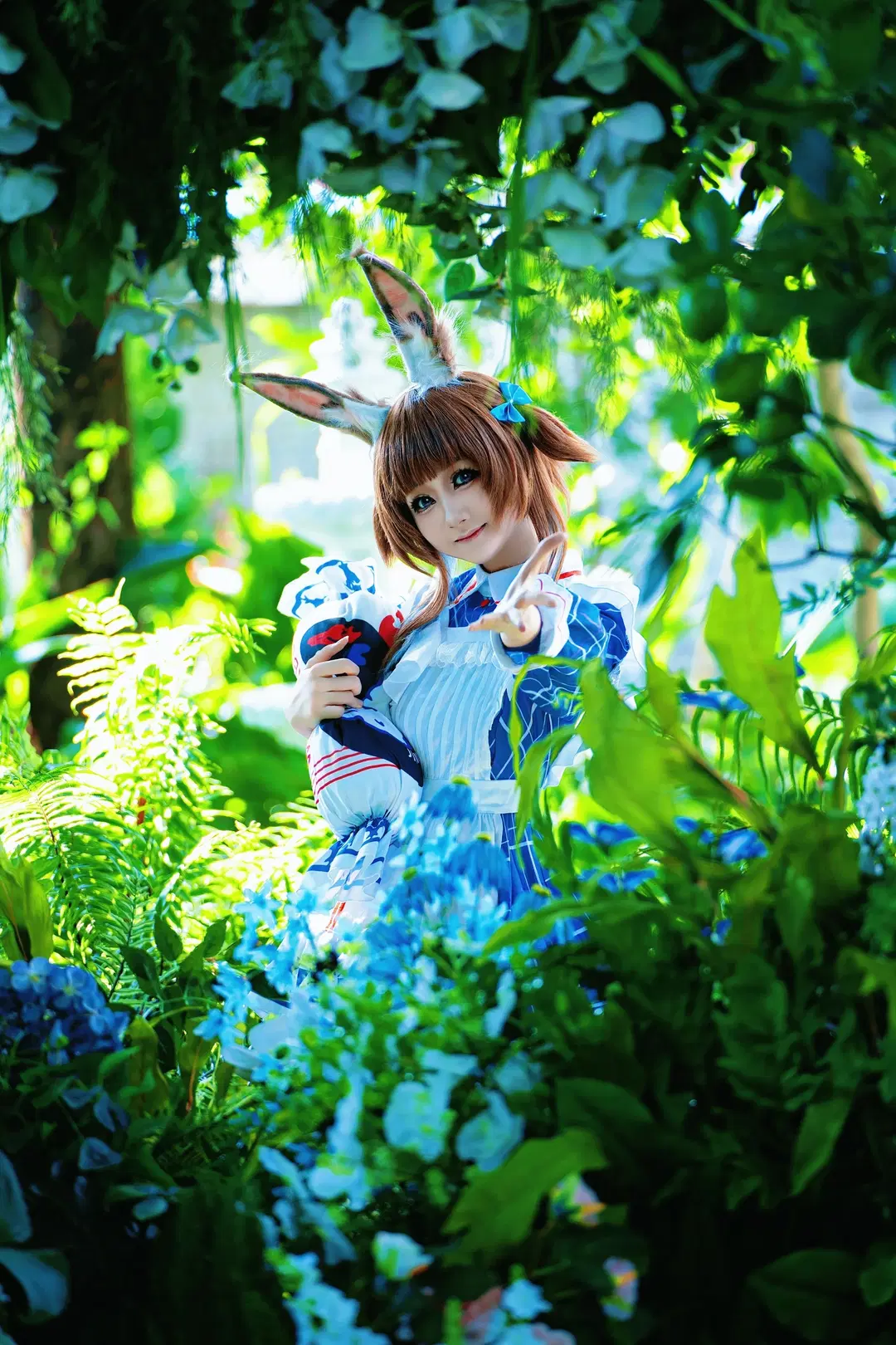 【阿米婭cos】在綠意盎然的花園裡記錄阿米婭的日常 - 硫酸铅沉淀（想拍正片版 - 第2張