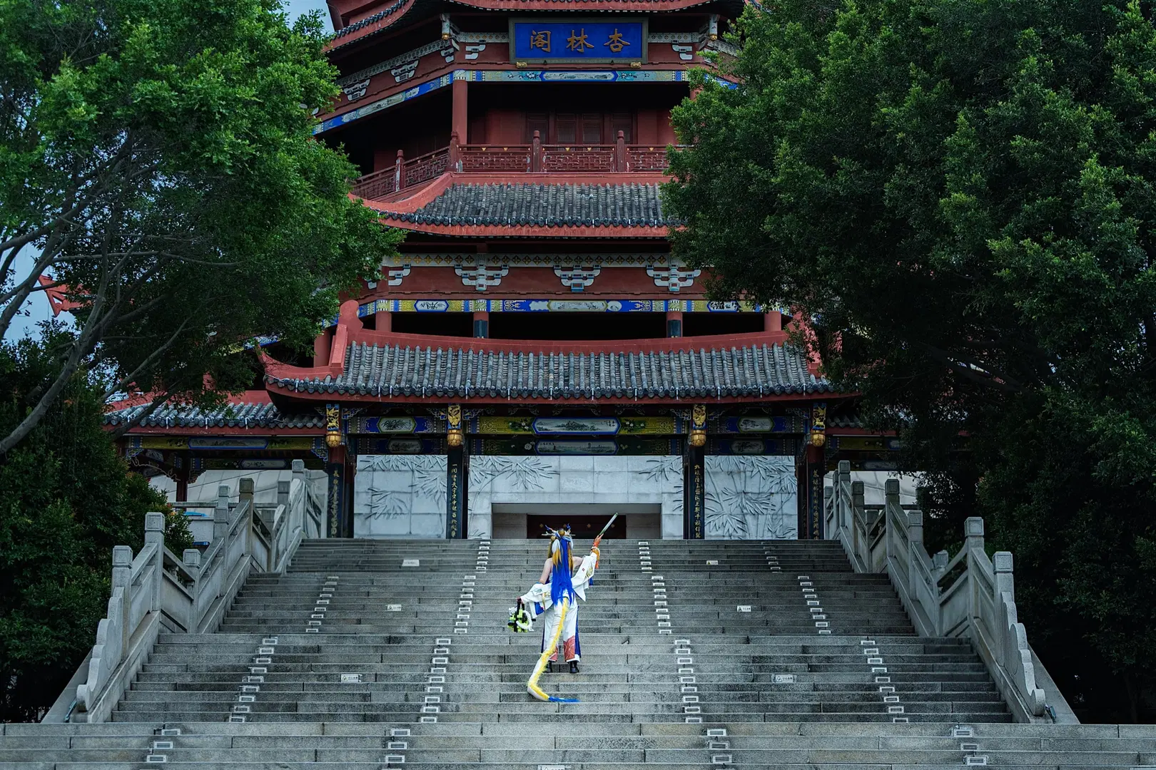 【黍cos】明日方舟這套正片記錄了一次充實的園林外景拍攝 - 硫酸铅沉淀（想拍正片版 - 第10張