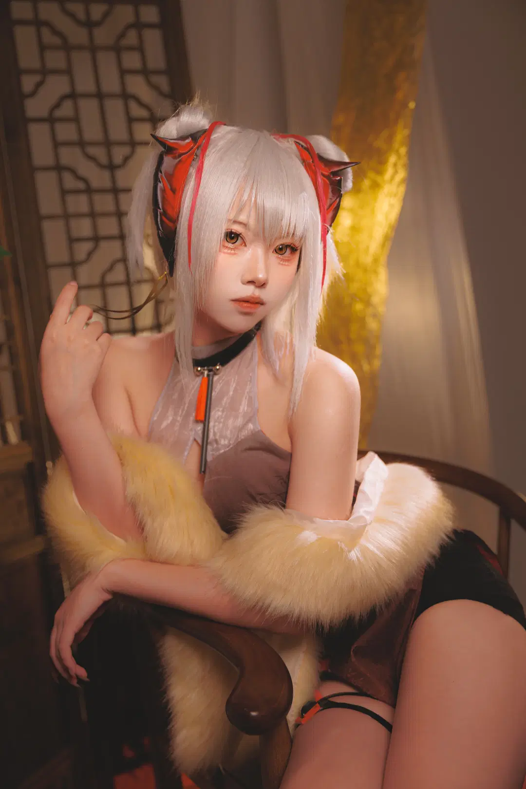 明日方舟, 游戏cosplay, 旗袍cos, Wcos, 明日方舟W