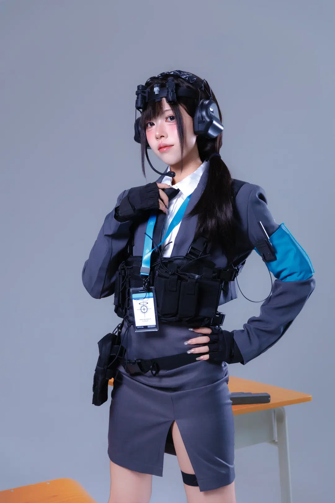 【女sensei cos】蔚藍檔案的戰術老師，今天也帶好裝備了 - JNK野犬 - 第2張
