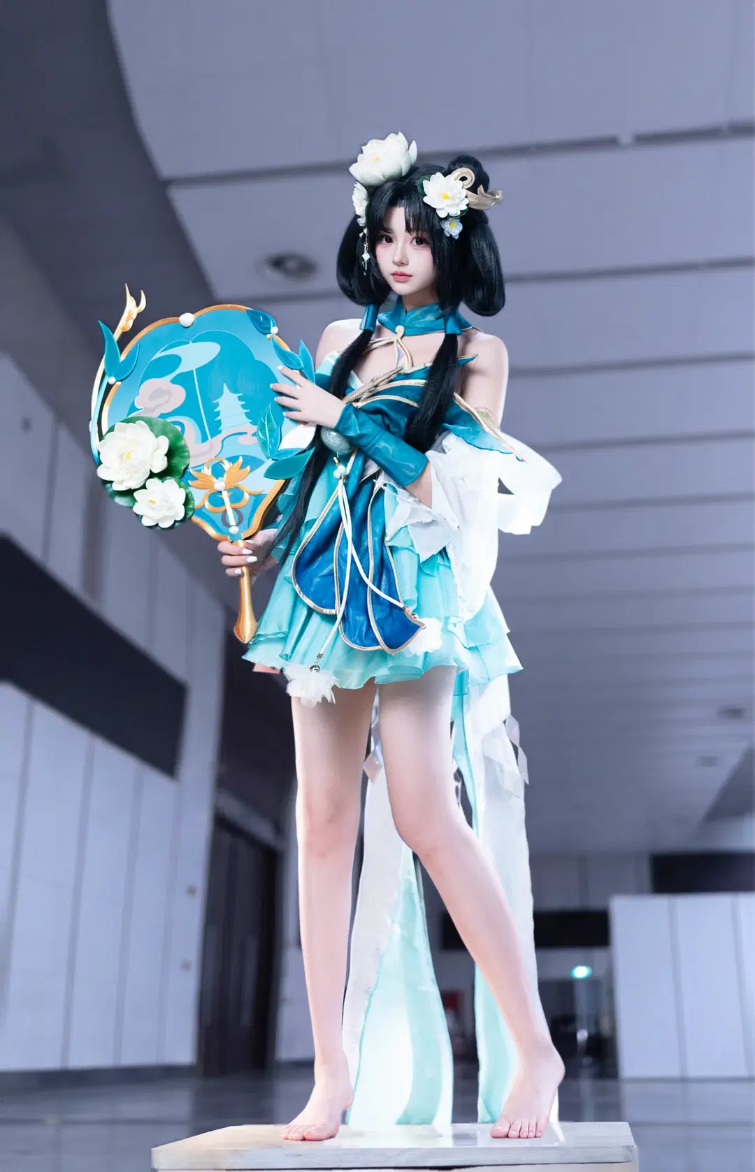 Honor of Kings, Ancient style cosplay, Xiao Qiao Cosplay, Green Snake cosplay, Chinese-style anime