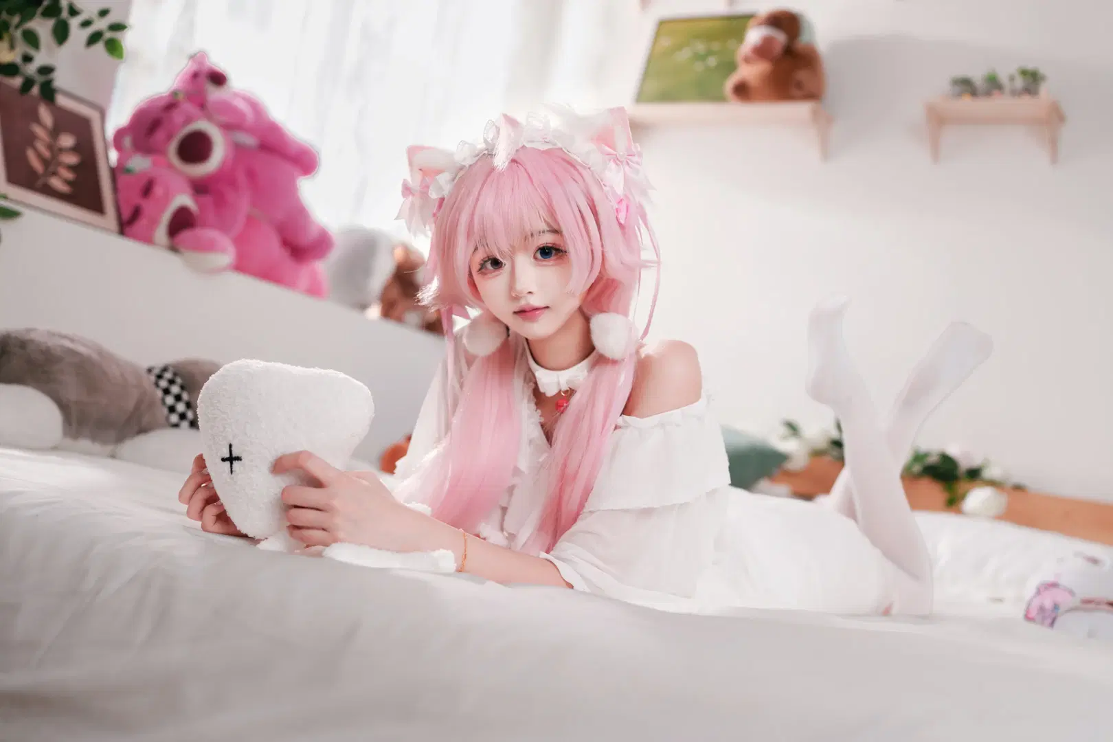 【小鸟游星野cos】蔚蓝档案慵懒少女的青岛室内随拍 - Ovo - 第2张