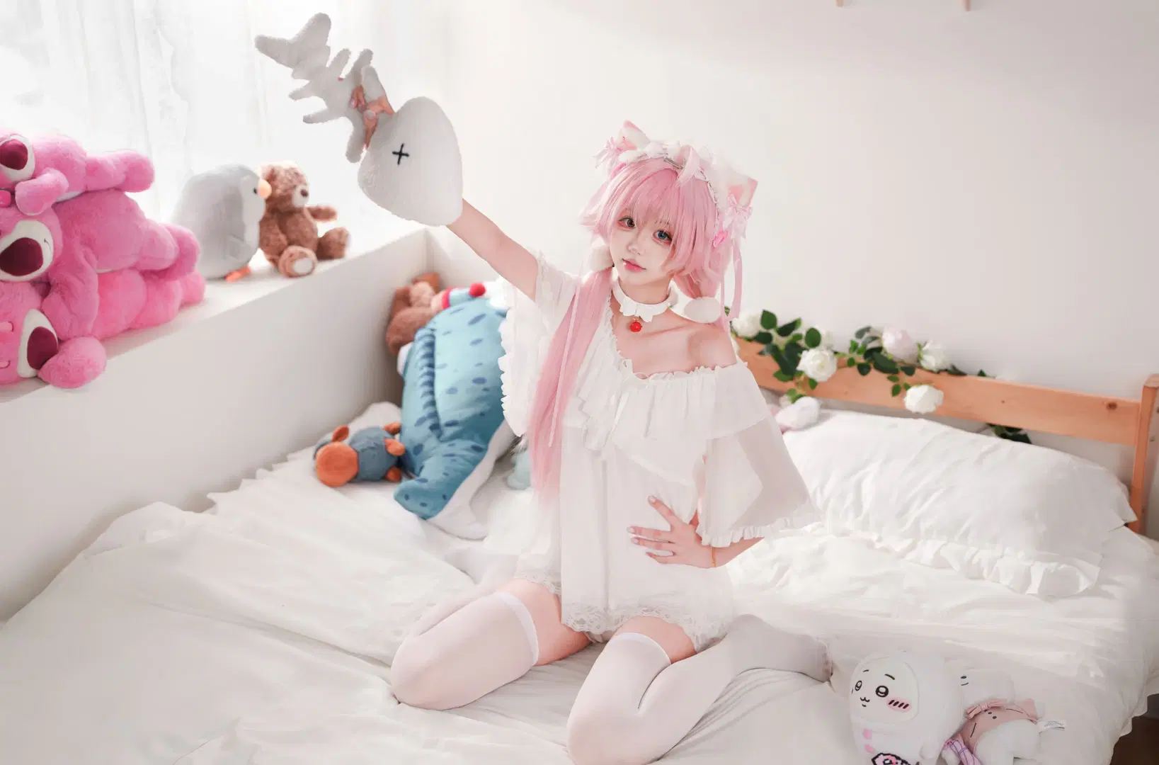 【小鸟游星野cos】蔚蓝档案慵懒少女的青岛室内随拍 - Ovo - 第4张