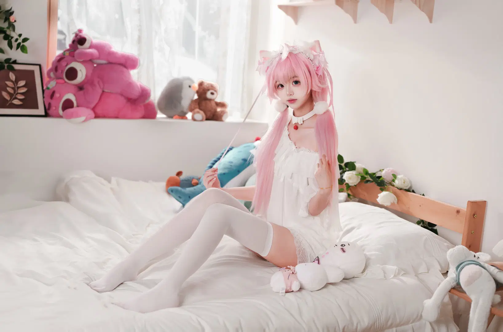 【小鸟游星野cos】蔚蓝档案慵懒少女的青岛室内随拍 - Ovo - 第6张