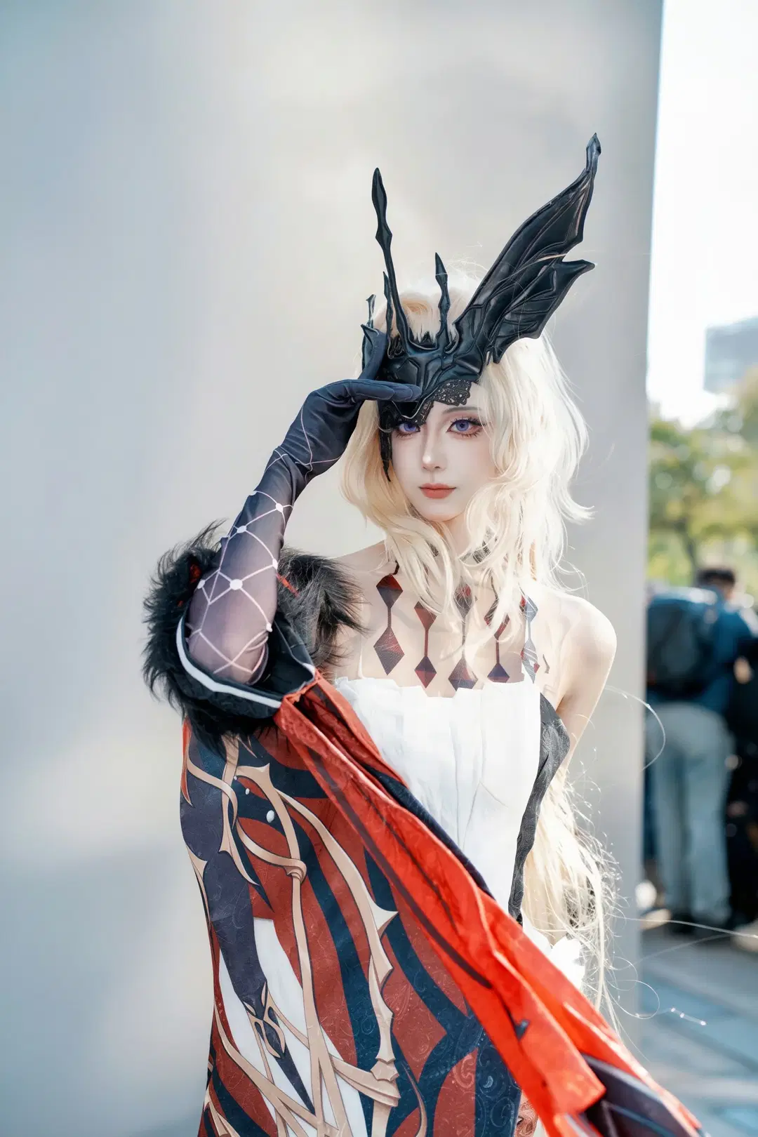 Genshin Impact, Convention photos, Rosalyne cosplay, Genshin Impact Snezhnaya, Genshin Impact La Signora