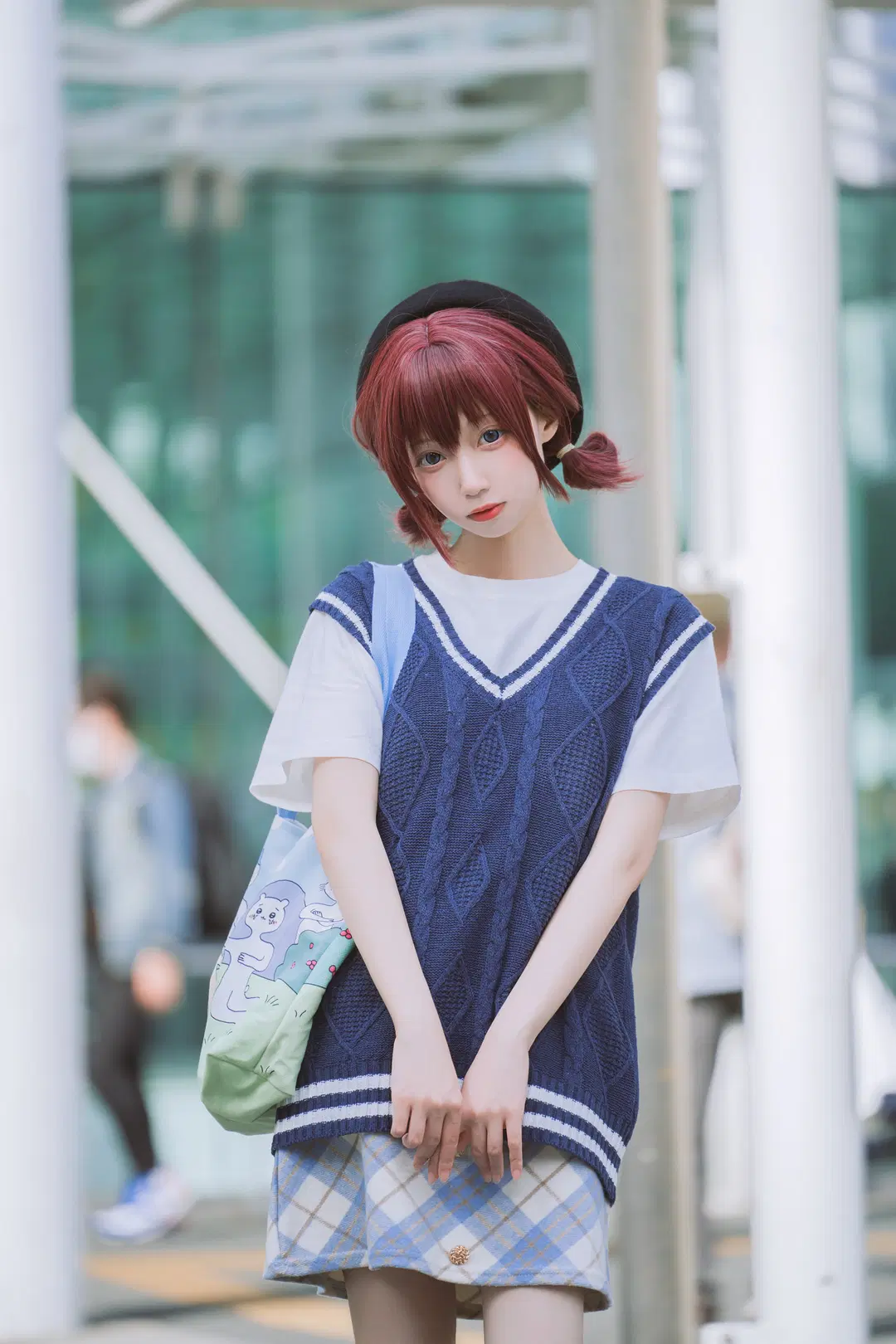 二次元少女, 井芹仁菜cos, 少女乐队的呐喊, 日常系cos, 川崎巡礼