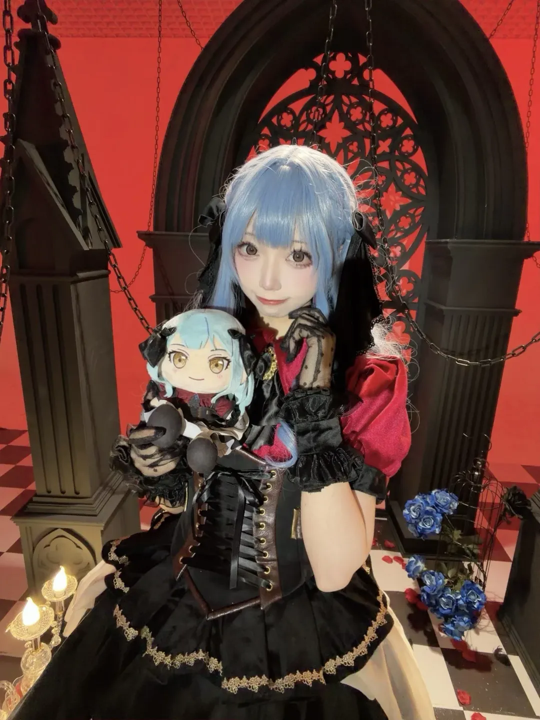 丰川祥子cos, 哥特风, 暗黑系, BanG Dream!, 棉花娃娃 - 第1张