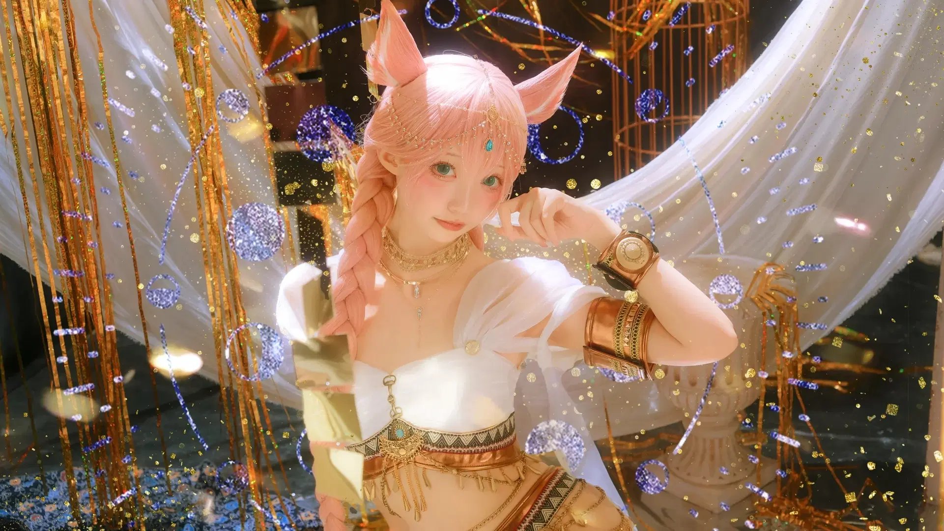 猫娘コスプレ, ファイナルファンタジーXIV, ゲームの日常, ファイナルファンタジーXIV, ミラプリコーデ