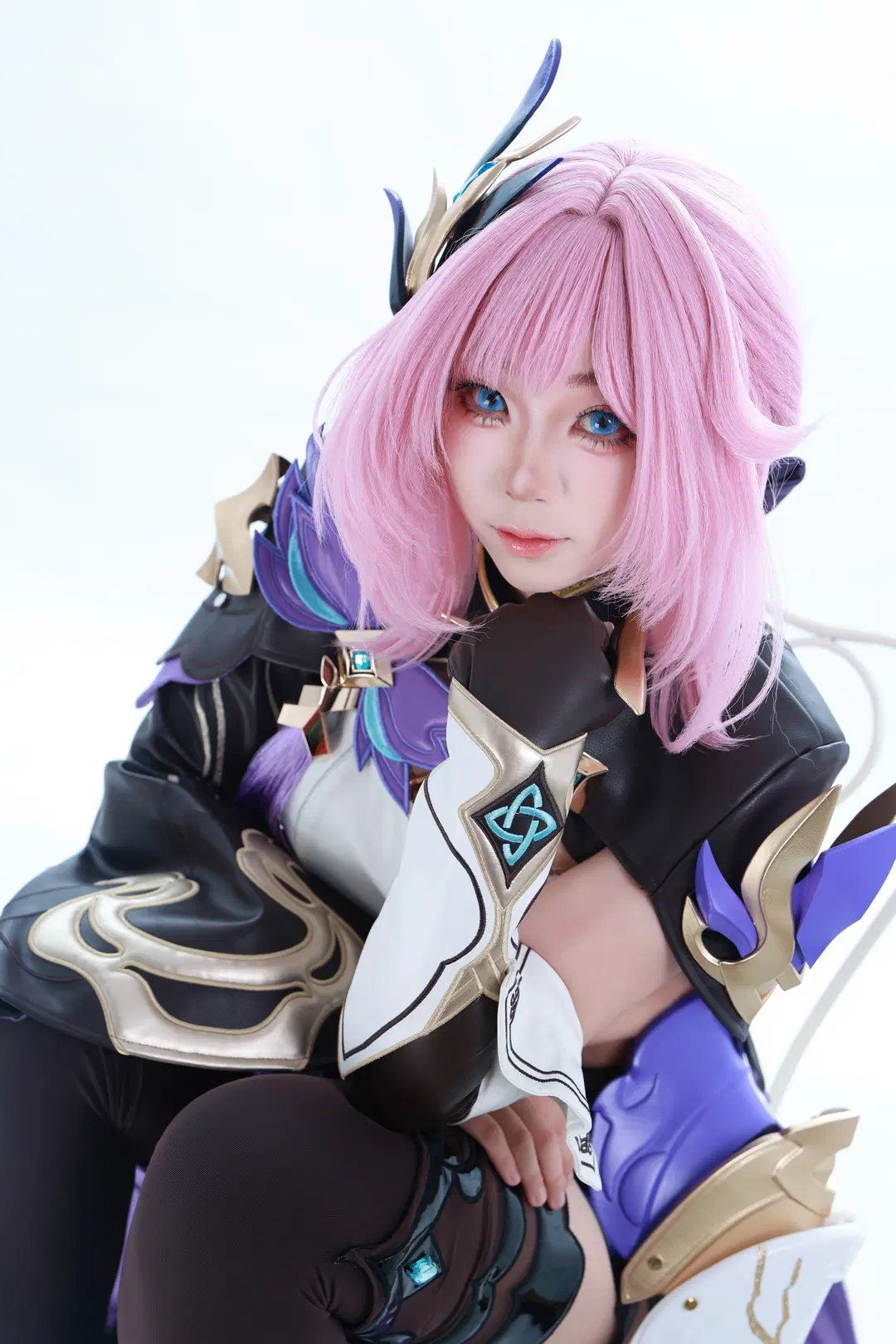 爱莉希雅cos, 崩坏3, cosplay, 粉色头发, 妖精小姐