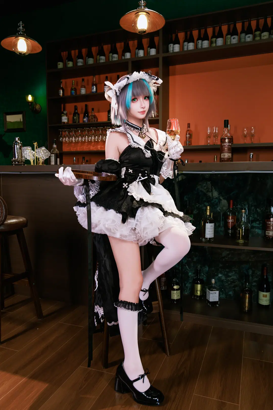 【チェシャー コスプレ】アズールレーンのほろ酔いモーメント、ロイヤルメイドの神秘的な誘惑 - Shinolise - 8枚目