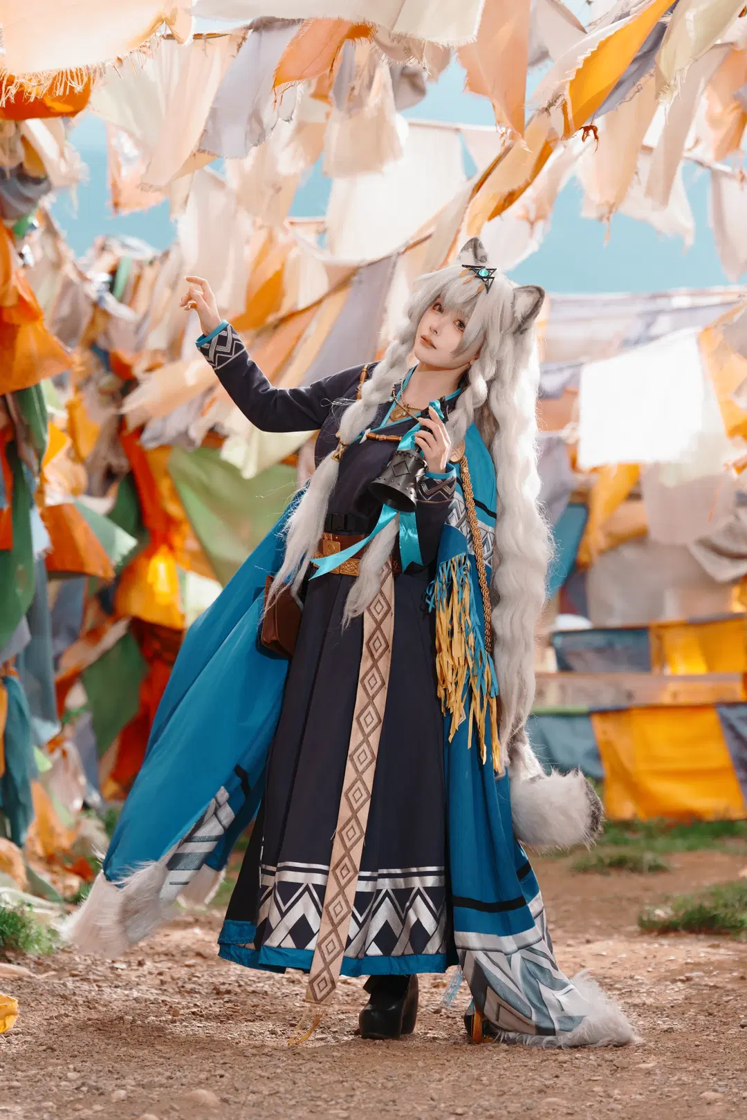 【初雪cos】明日方舟少女祈禱，直出濾鏡下的異域風情 - Shinolise - 第2張