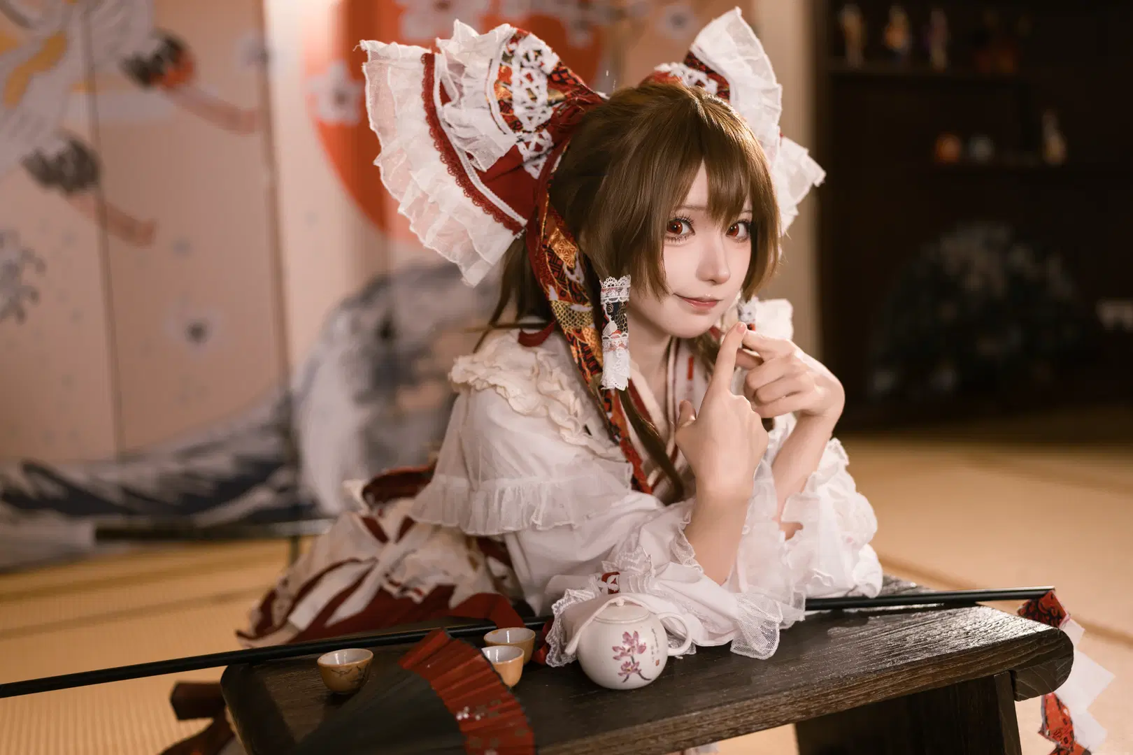 【博麗靈夢cos】神社裡的春日時光與紅白裙襬 - Shinolise - 第10張