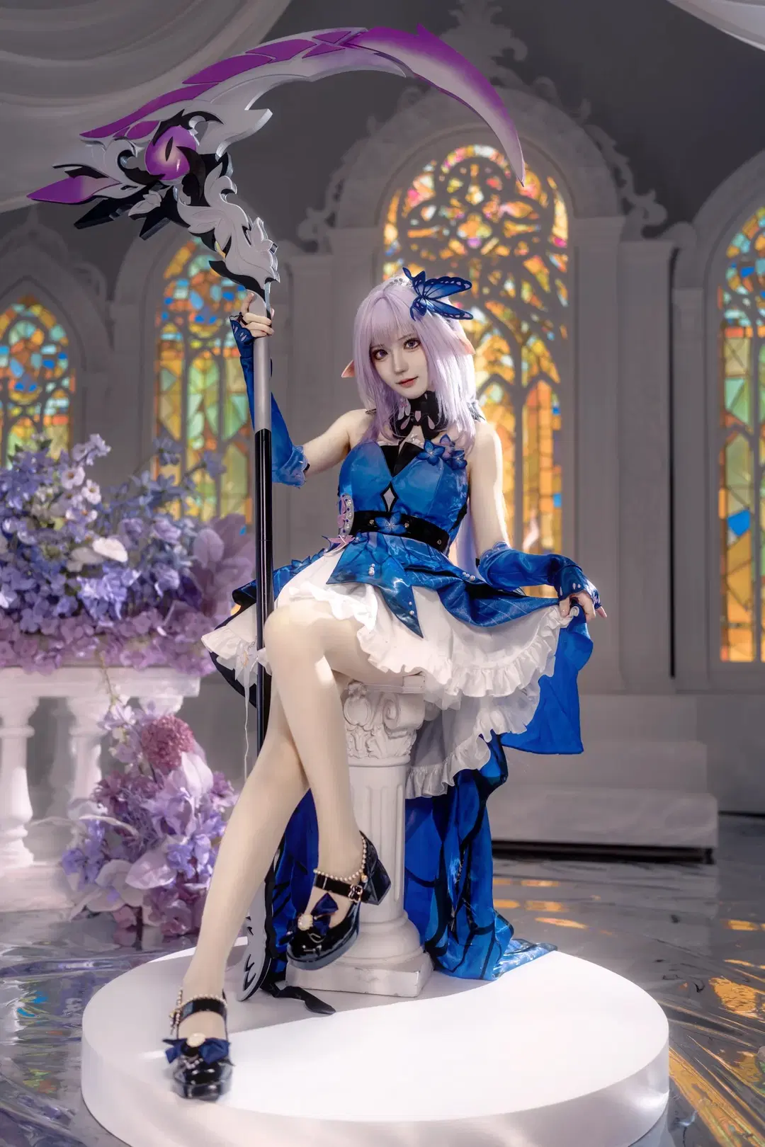 崩坏星穹铁道, 二次元cosplay, cos摄影, 遐蝶cos, 白丝