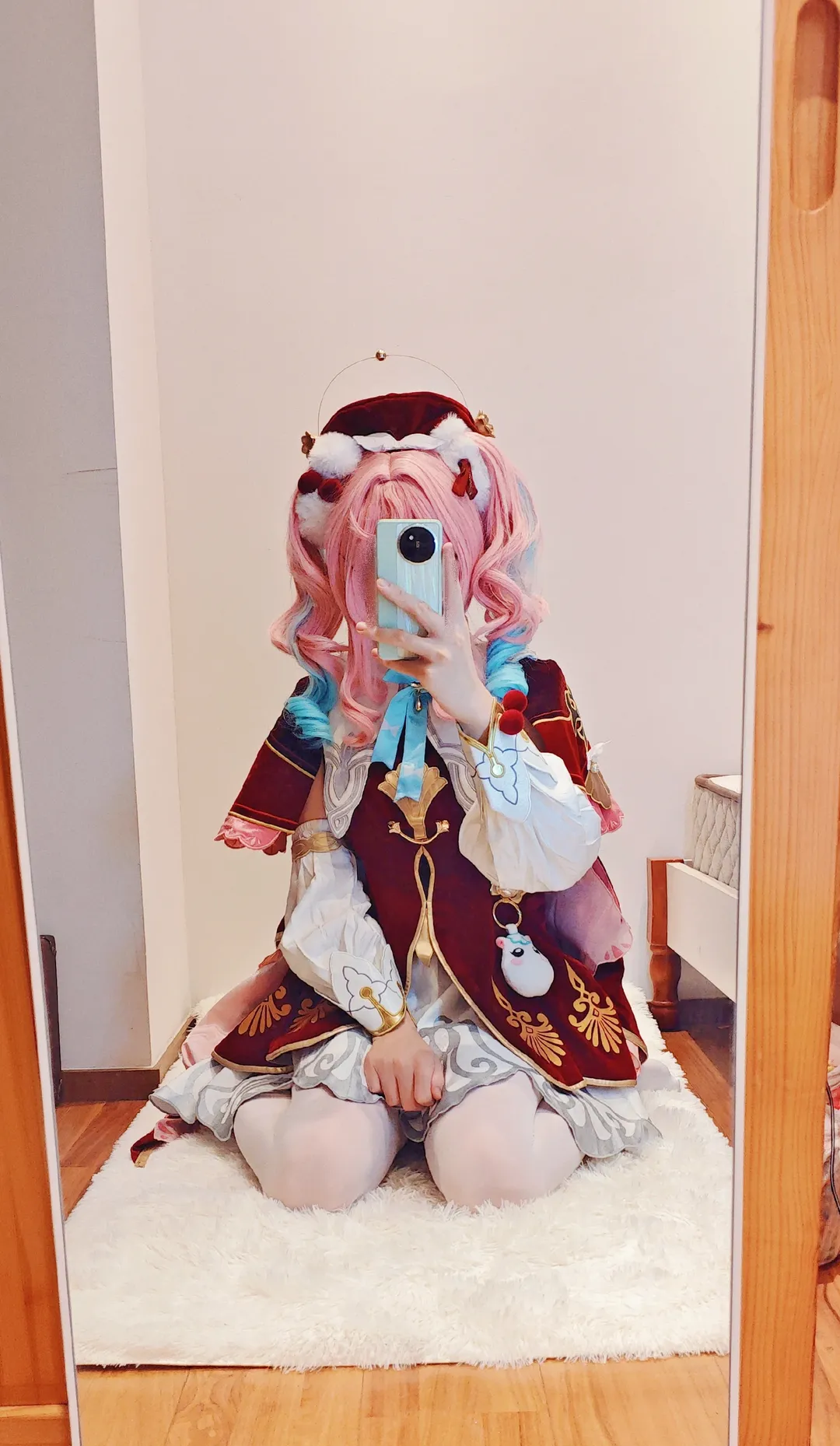 崩坏星穹铁道, 风堇cos, 二次元cos, 白丝, 新年快乐 - 第4张