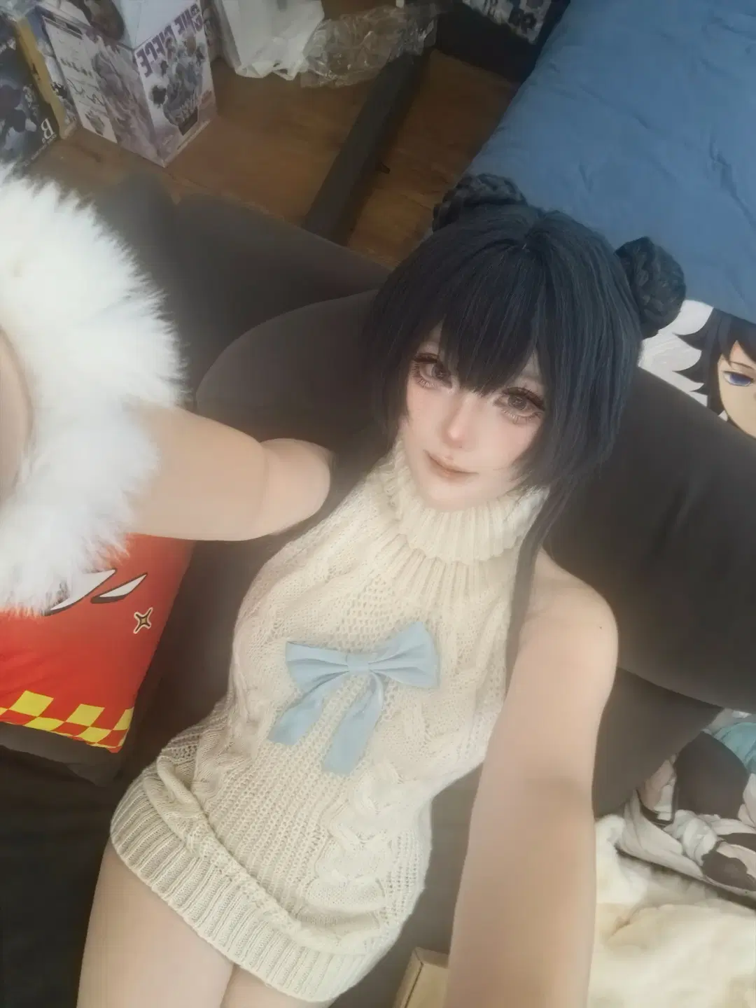 蔚蓝档案, 妃咲cos, 二次元cosplay, 日常感穿搭, 短发cos