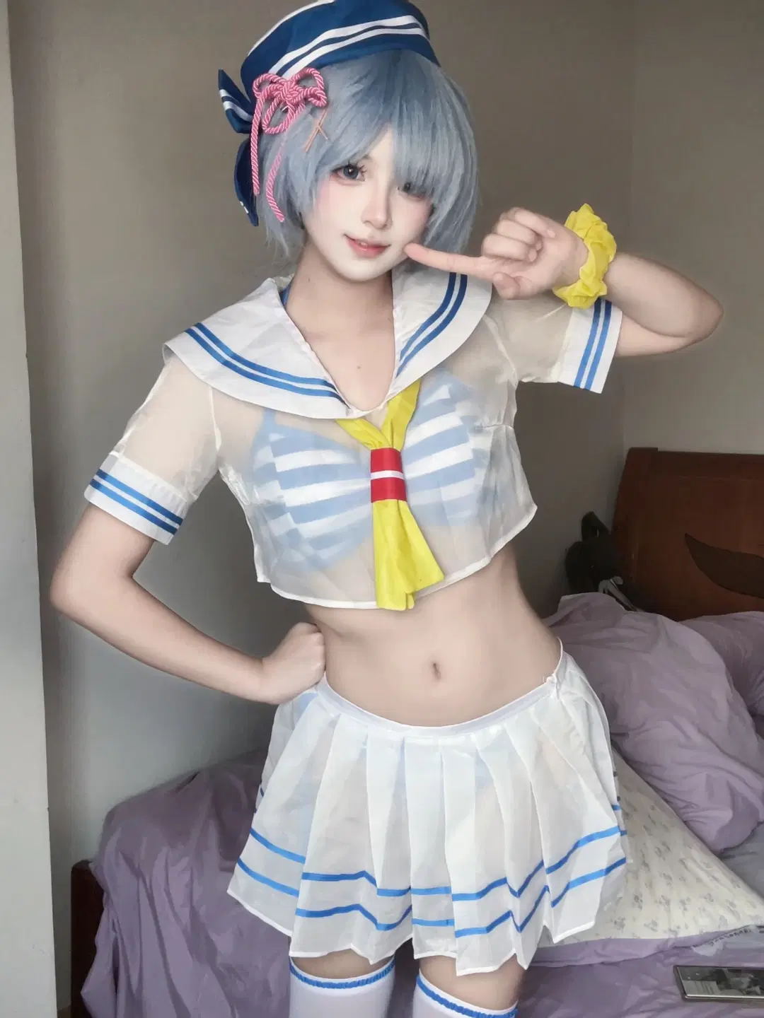 从零开始的异世界生活, 蕾姆cos, 白丝, 元气少女, 水手服