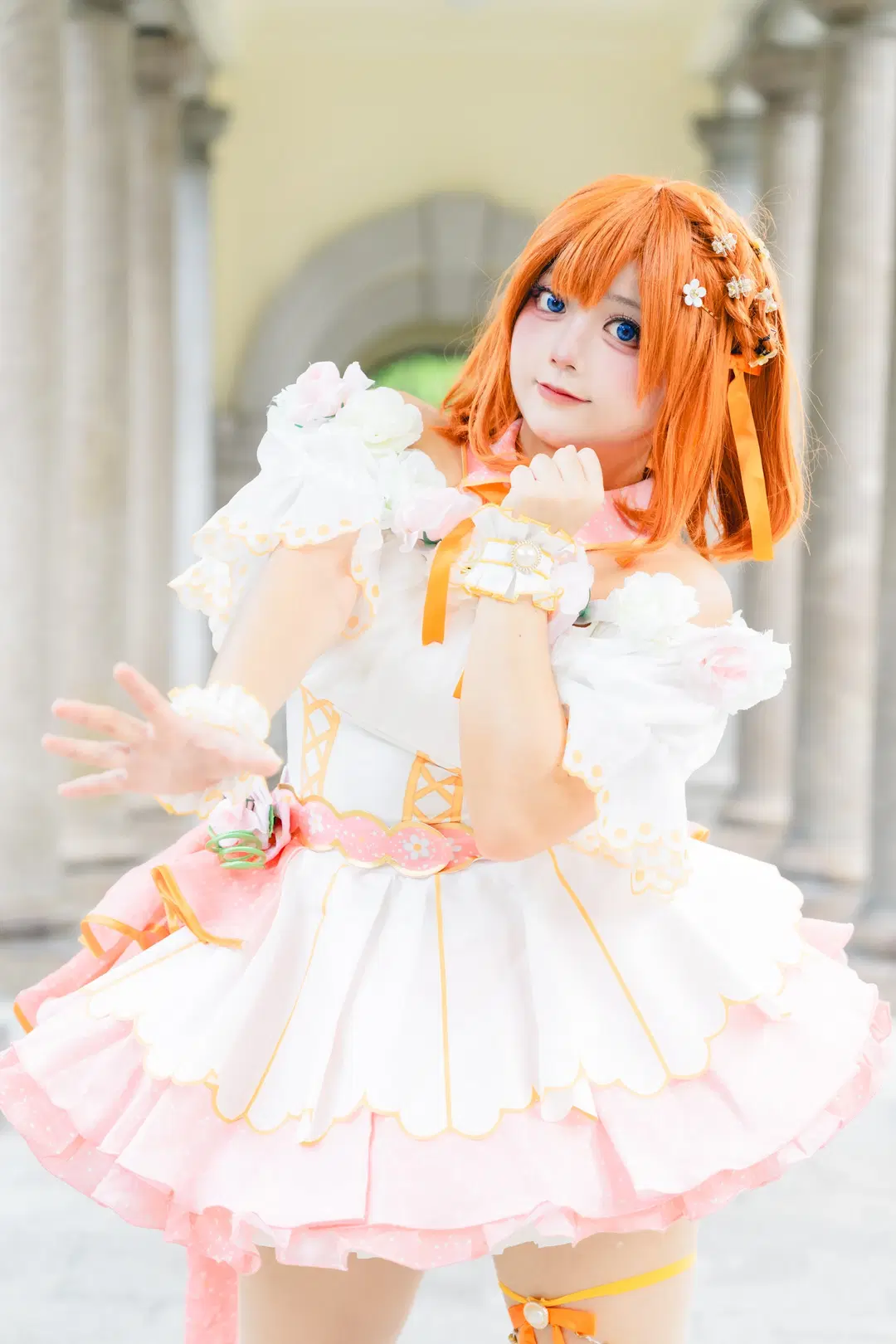 【高坂穂乃果 コスプレ】ラブライブ！花祭り編覚醒、元気いっぱいなスクールアイドルの瞬間を再現 - 路過的剖貼頭 - 2枚目