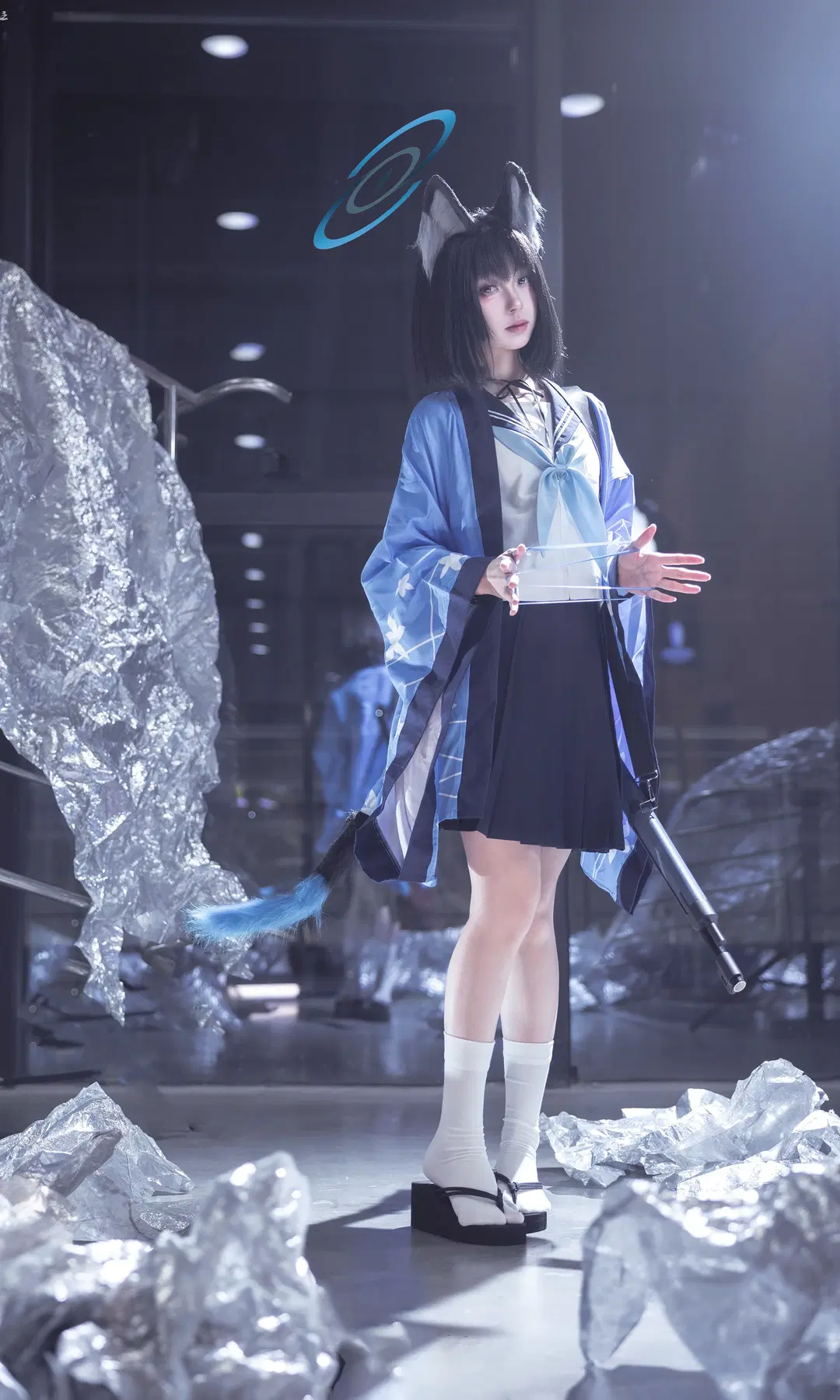 蔚蓝档案, 和风cos, 桐生桔梗cos, 兽耳cos, 蔚蓝档案三周年