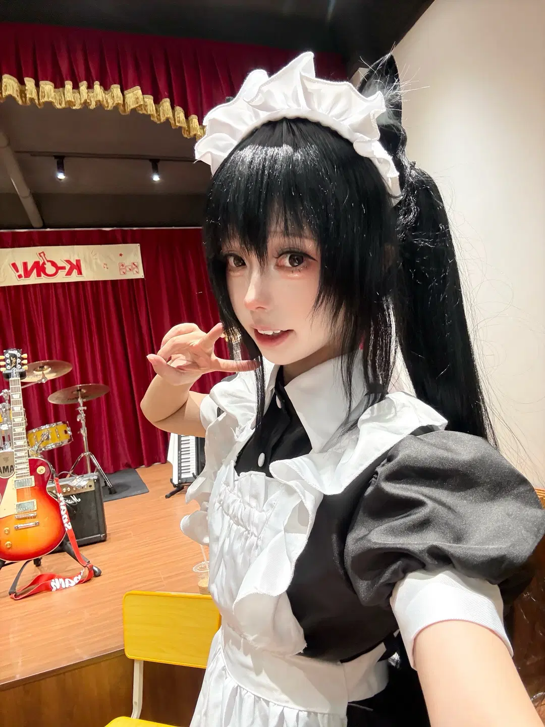 【梓喵cos】輕音少女的貓耳女僕自拍記錄 - 离子睡不醒 - 第2張