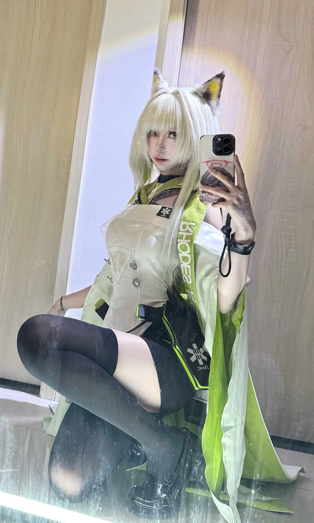 アークナイツ, ケルシー コスプレ, アークナイツ二次創作, ストッキング, エスペランタ