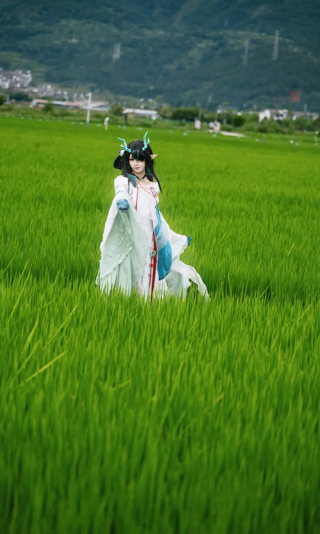 [Dusk cosplay] Arknights Jasper Inkstone Train Carriage and Field Location Shooting Record by 天哪噜 - Image 2