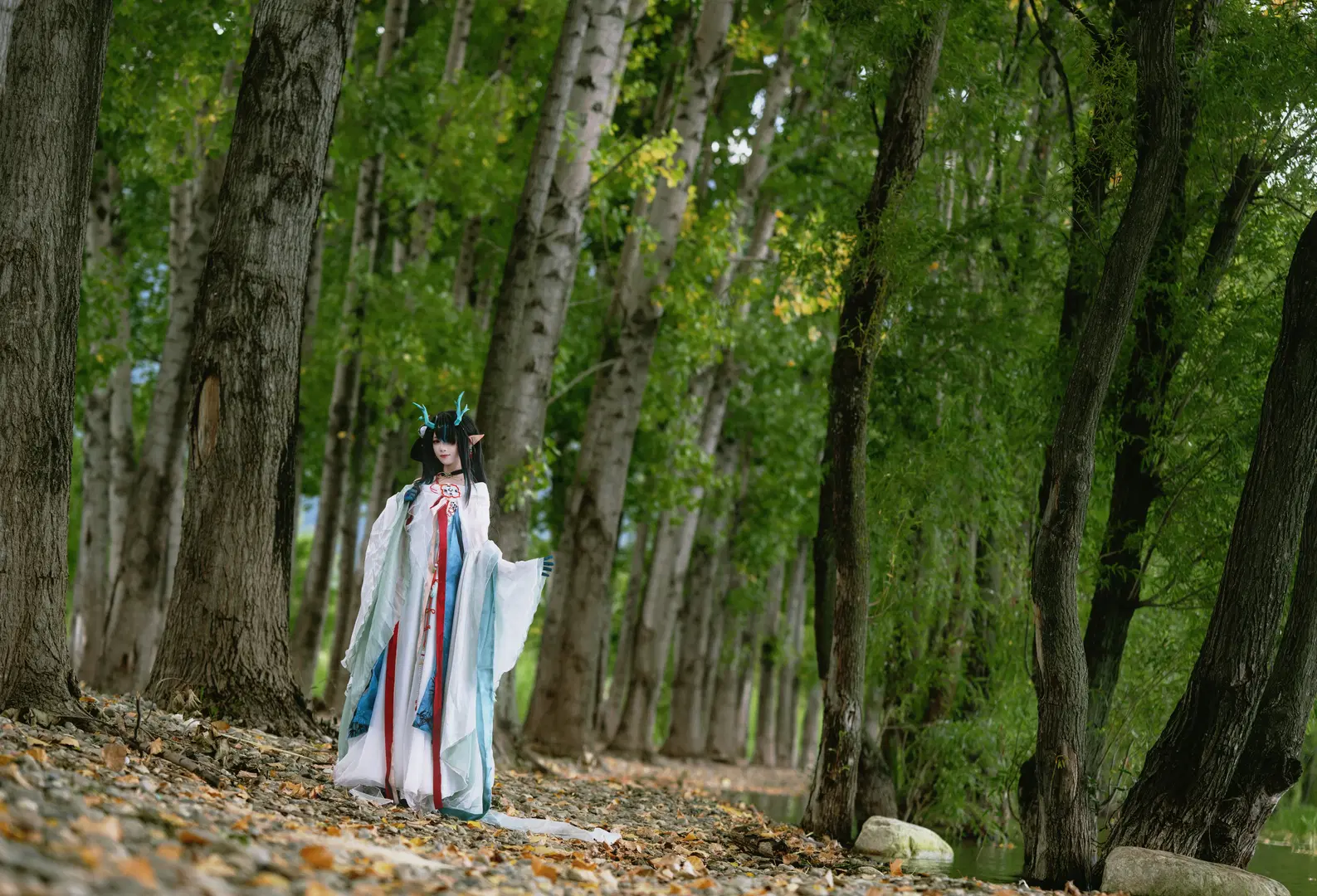 cosplay, 明日方舟, 外景摄影, 国风cos, 夕cos