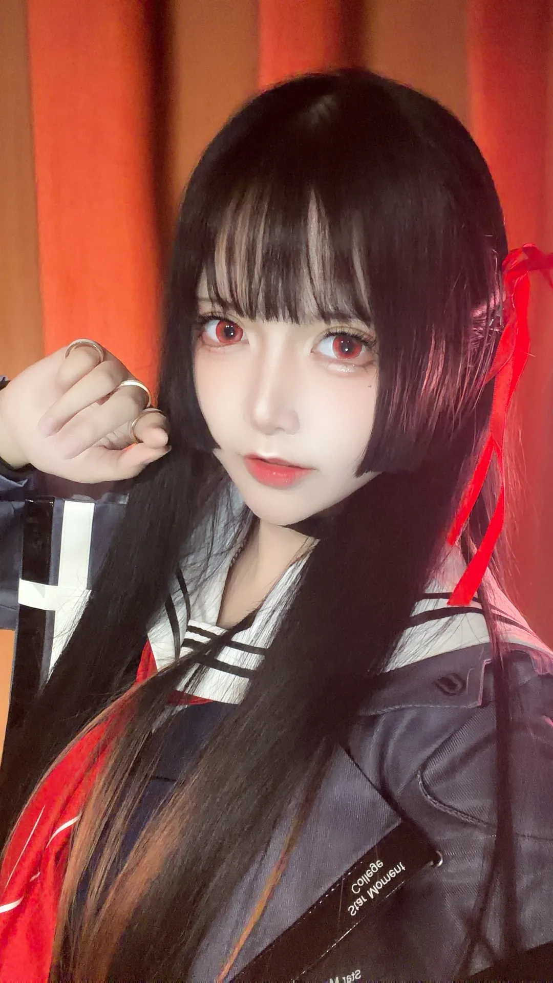 鸣潮, 机能风, 千咲cos, 黑丝, 真发cos - 第3张