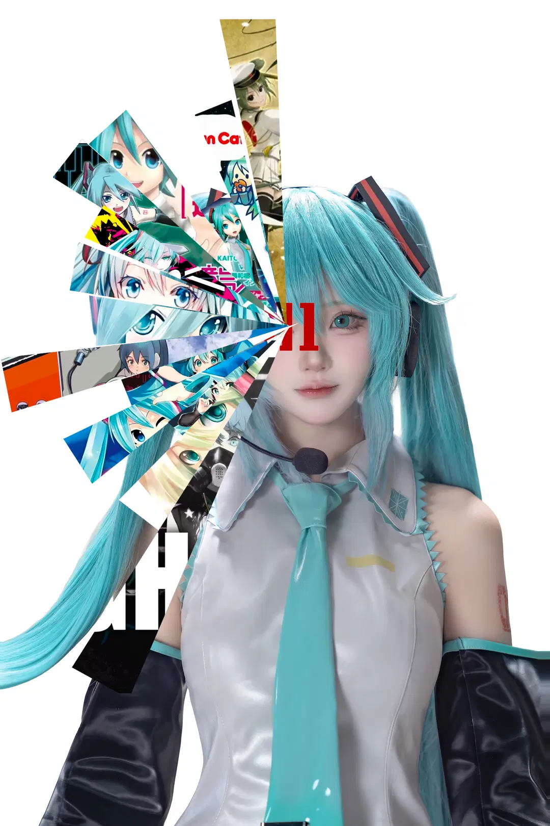 【初音ミク コスプレ】始まりの音と断片化された次元の衝突、ボーカロイドのバーチャル歌姫 - 鹿渴泉toska - 3枚目