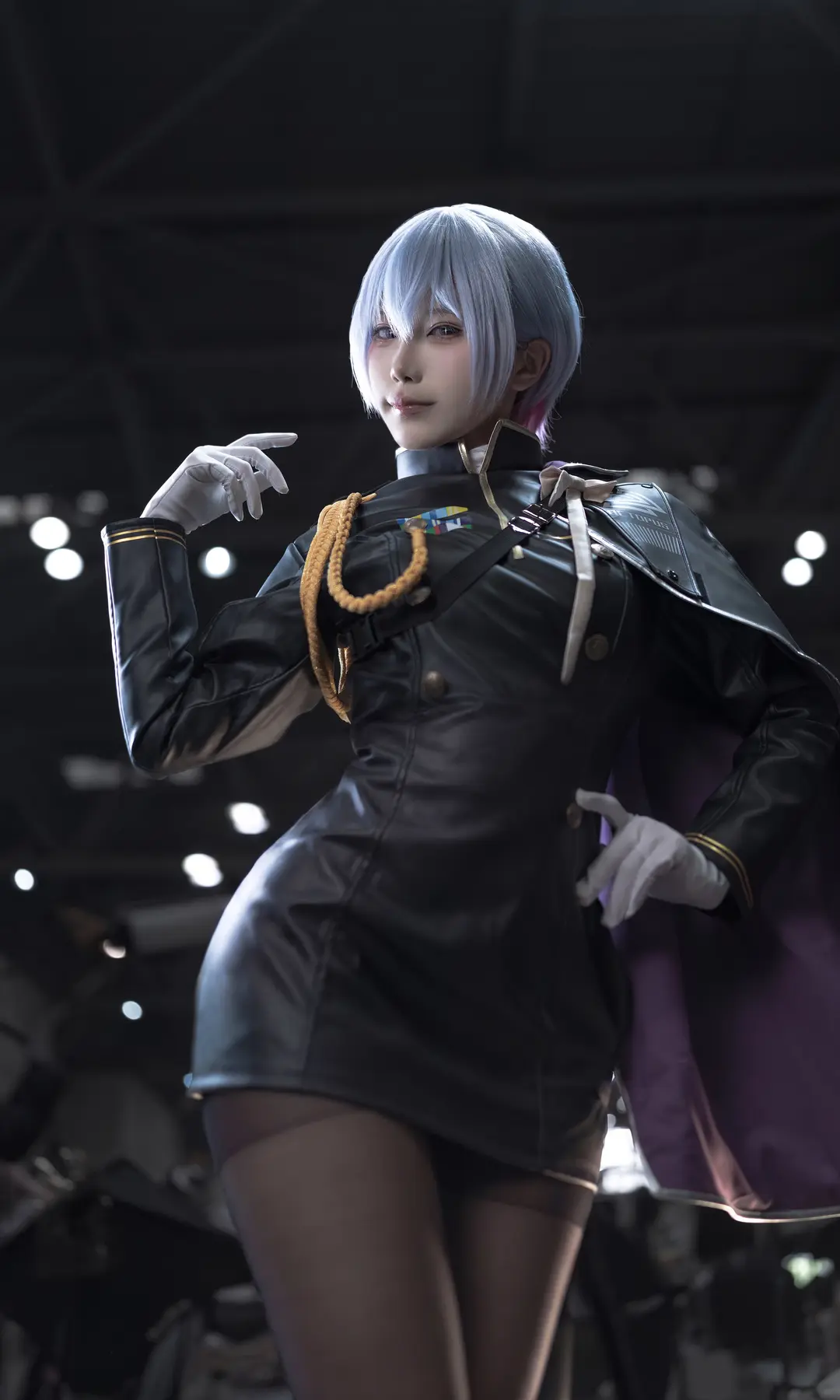 cosplay, 漫展场照, 暗调摄影, 黑丝女仆, 重庆oioi漫展 - 第9张