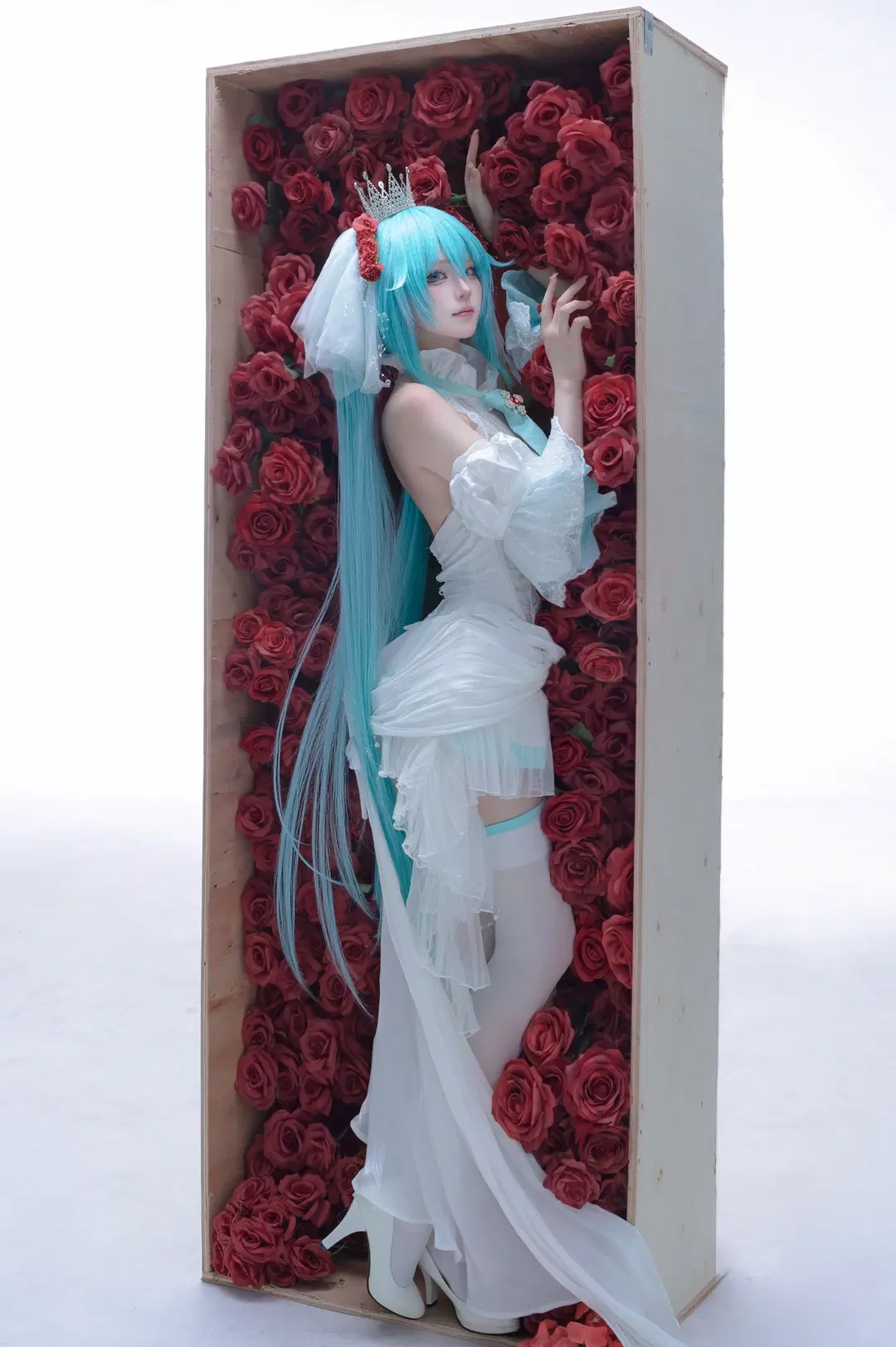 二次元, 初音未來, 白雪公主cos, 絲襪, 白雪姬